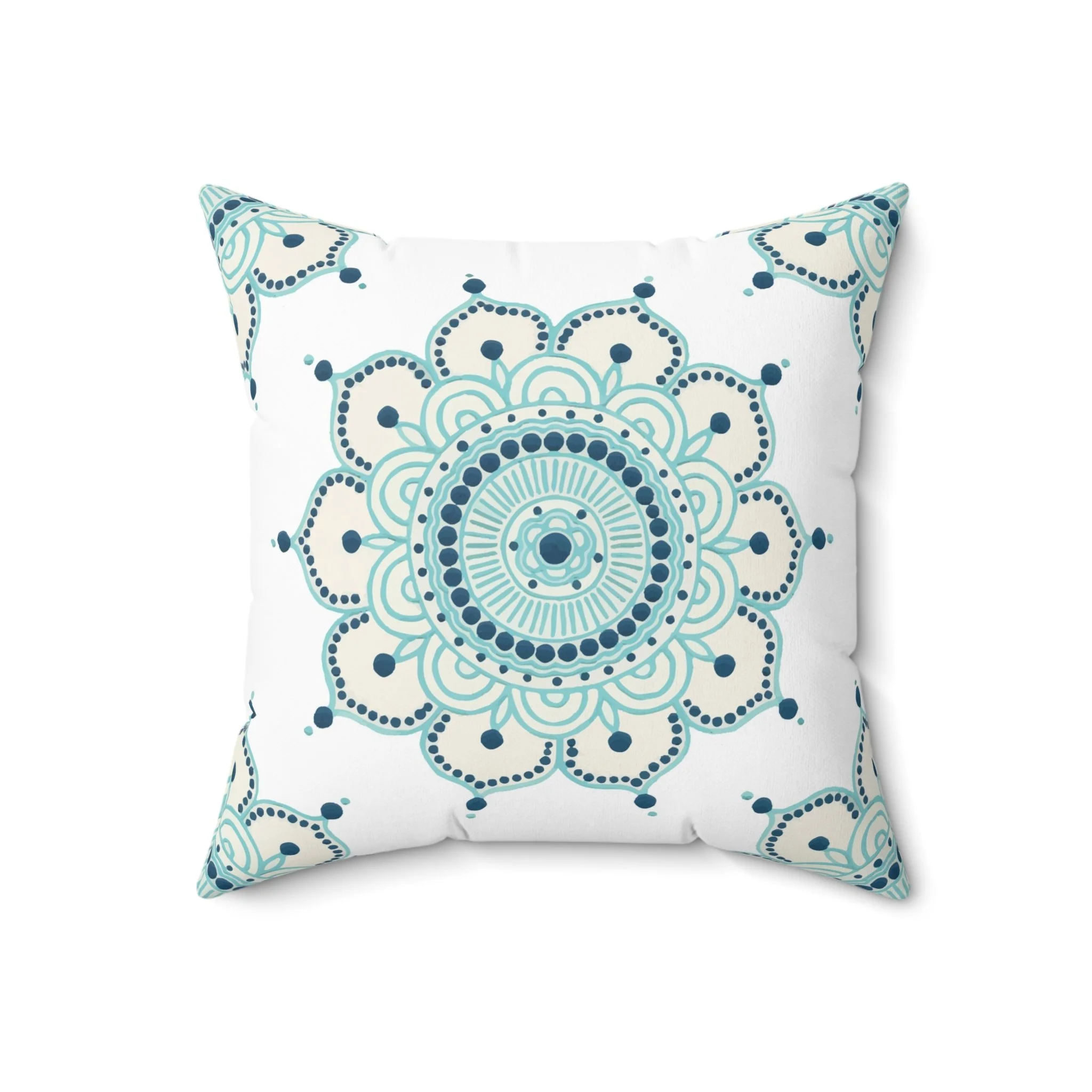Blue Mandala by Erin Witters - Throw Pillow Back.png