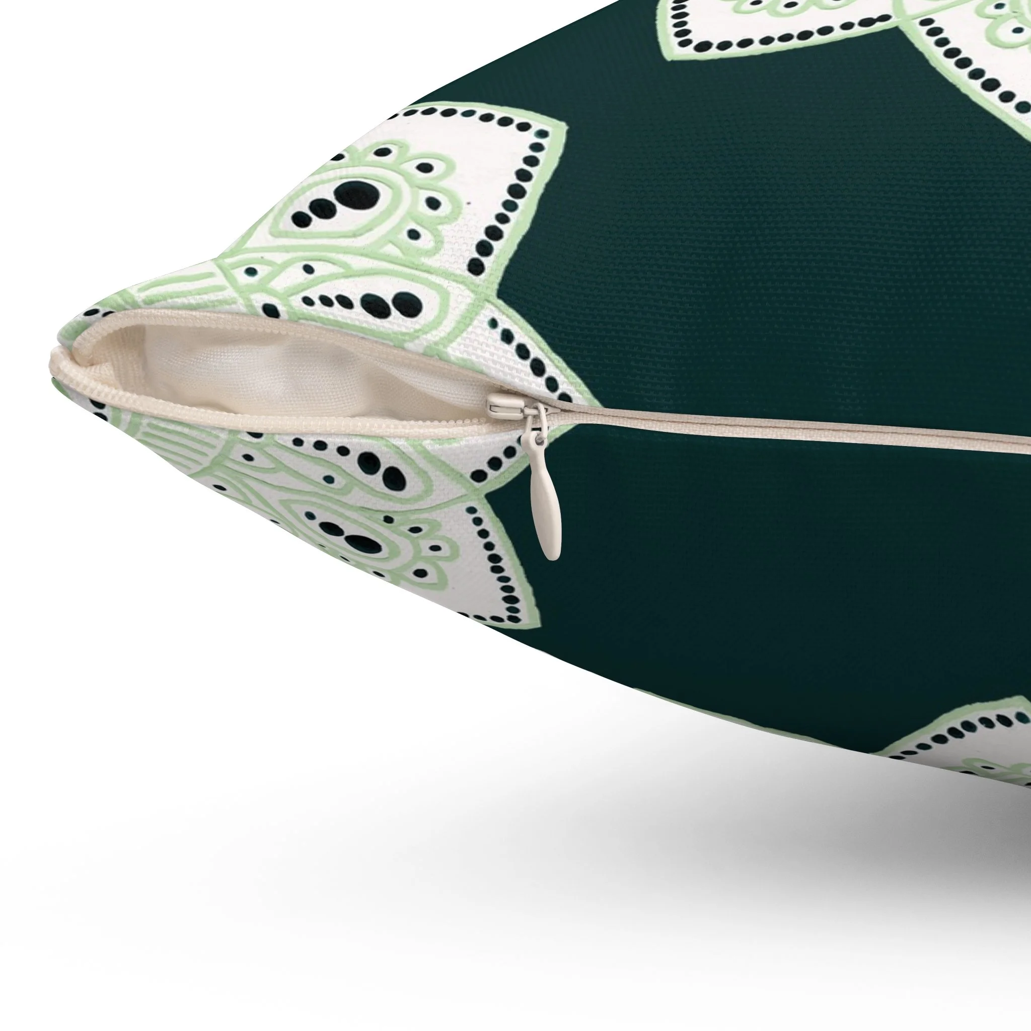 Evergreen Mandala by Erin Witters - Throw Pillow Side.png