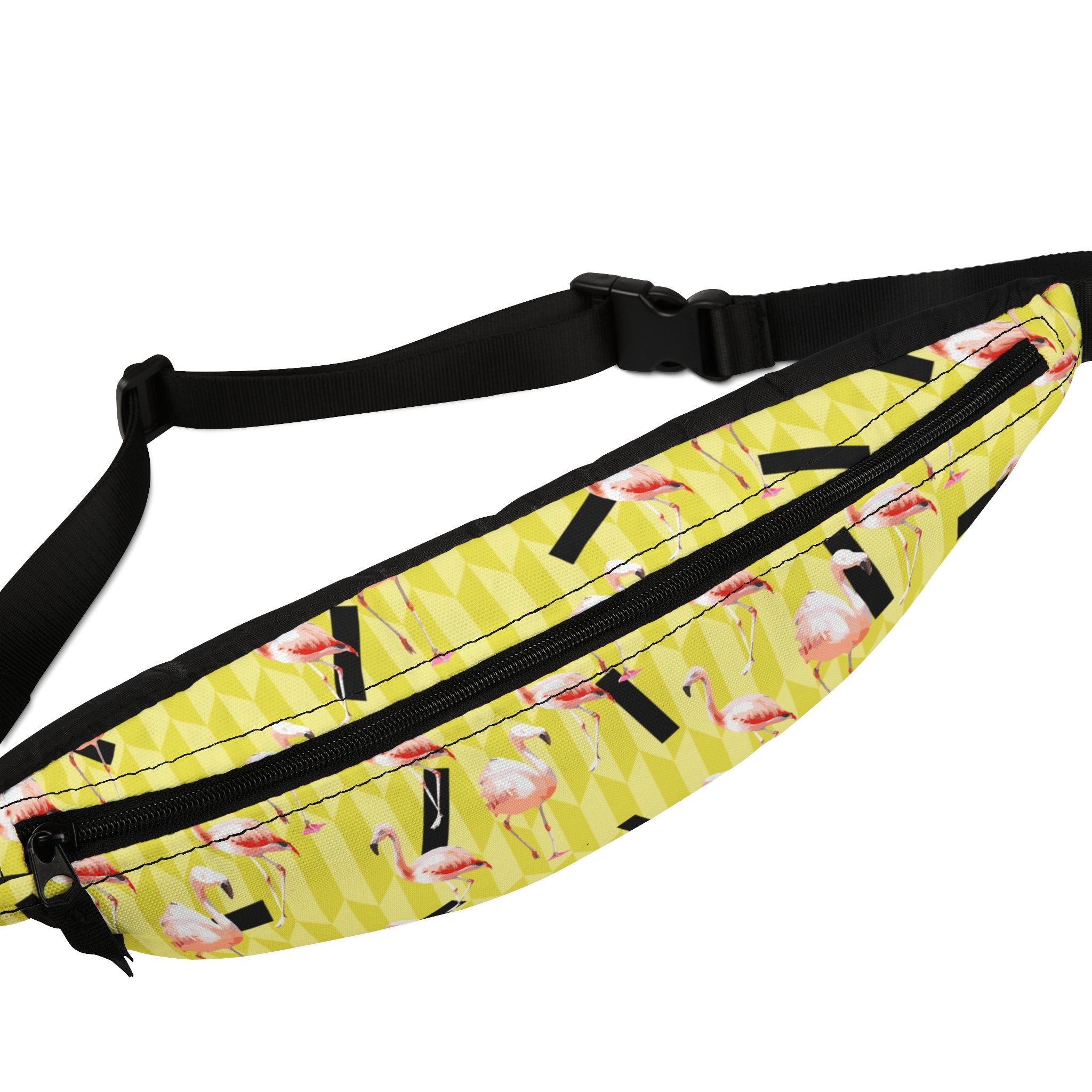 Lemon Flamingos - Fanny Pack Top.png