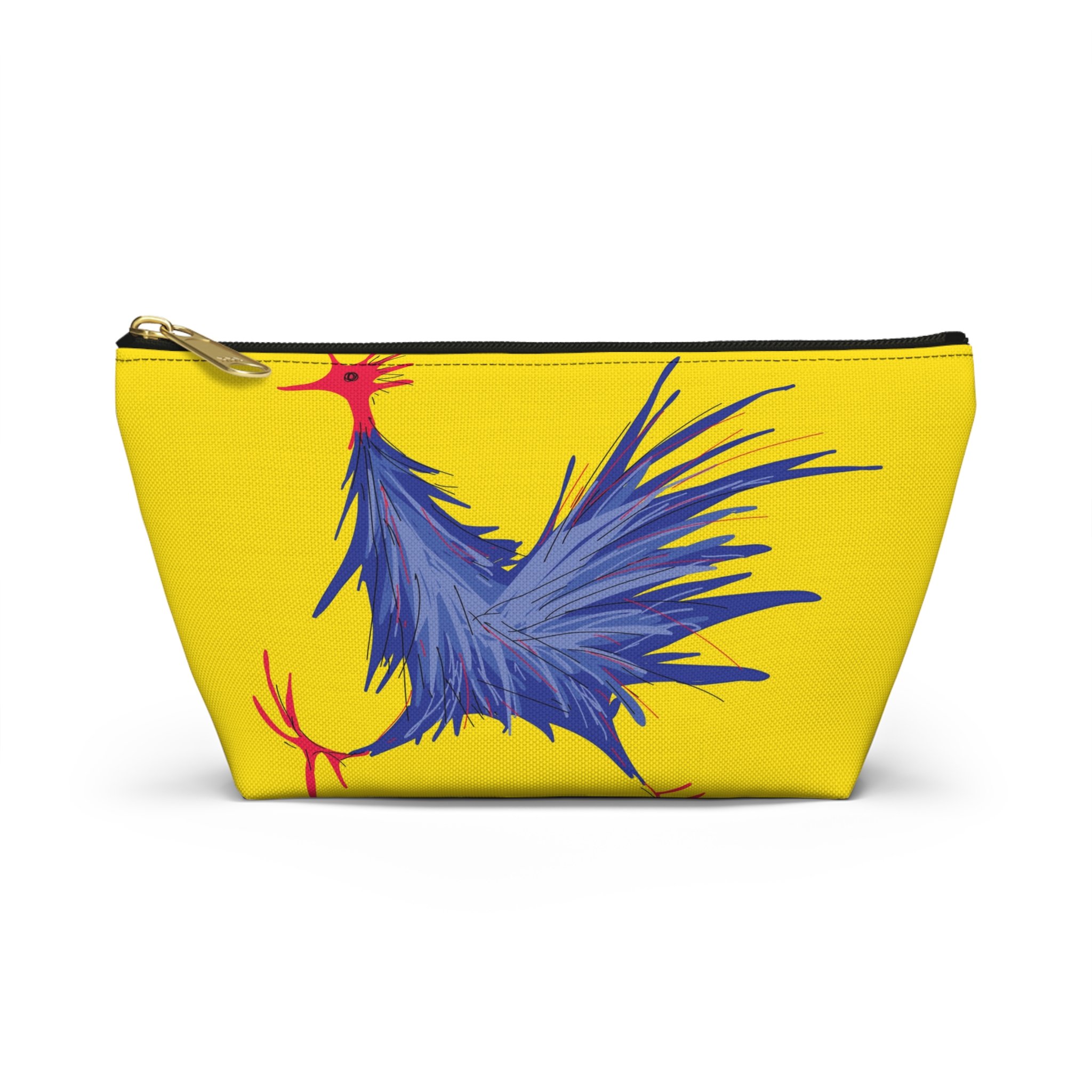 Rooster by Elisabeth Maurland - T-Bottom Carry-All Pouch Small Front.png