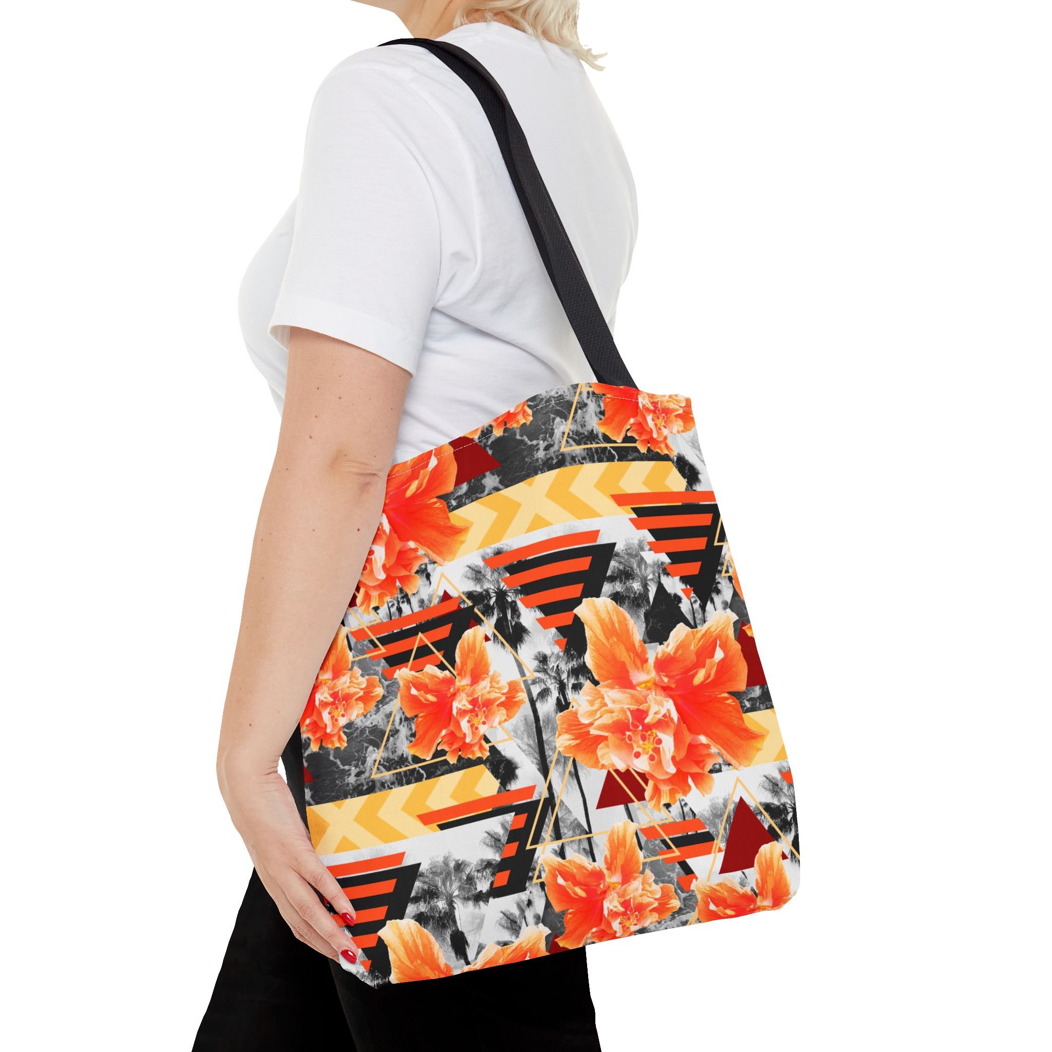 Wild Orange Hibiscus - Tote Bag 16x16 Person 2.png