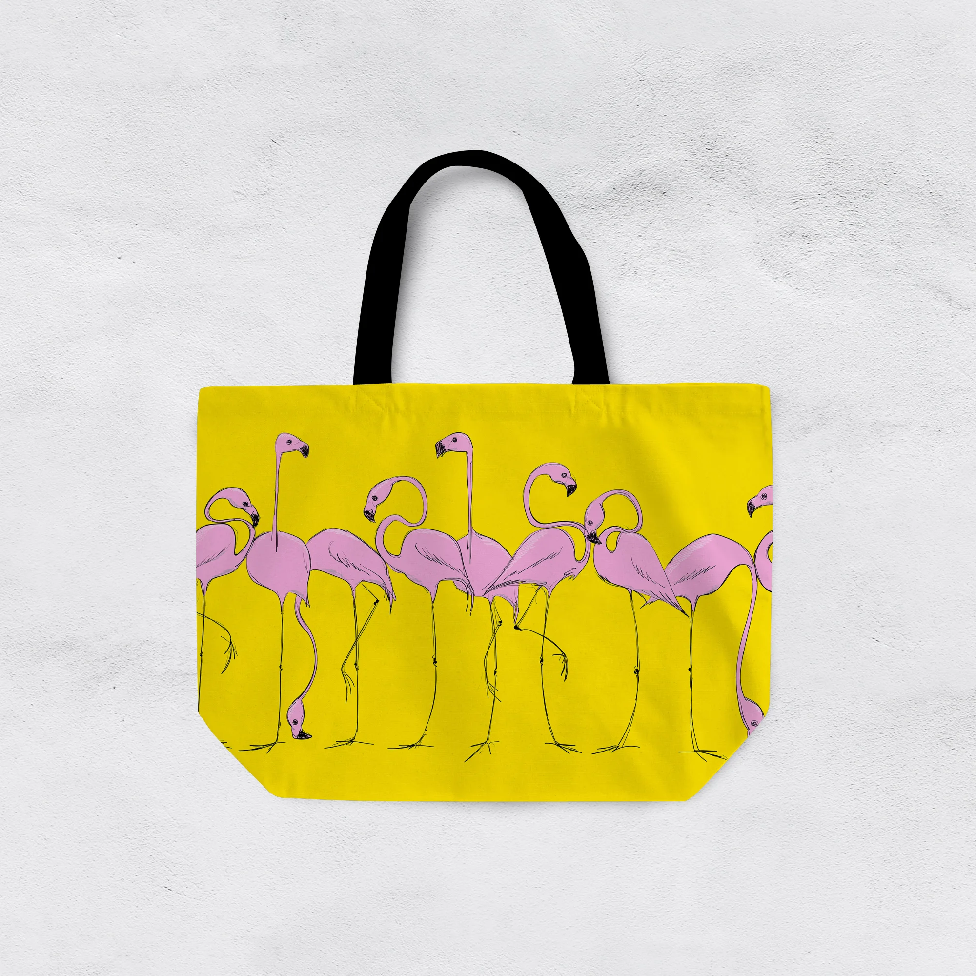 Flamingos by Elisabeth Maurland - Weekender Tote