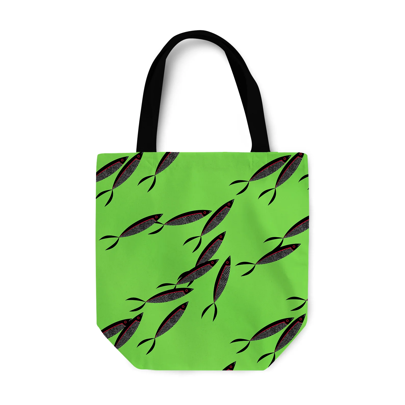 Black Sardines by Elisabeth Maurland - Tote Bag