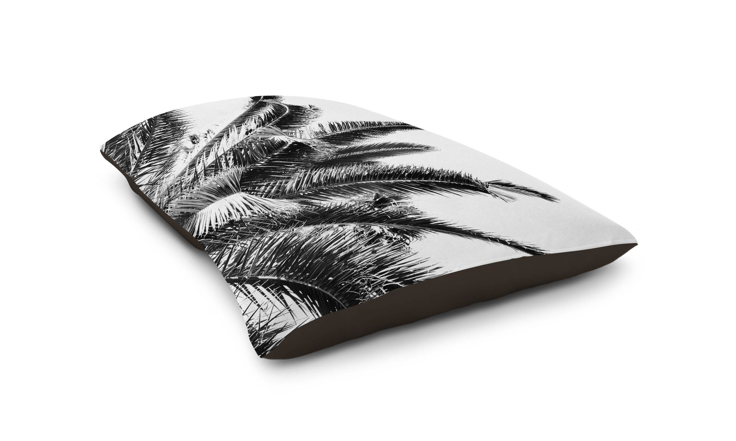 Black Summer Palms - Pet Bed