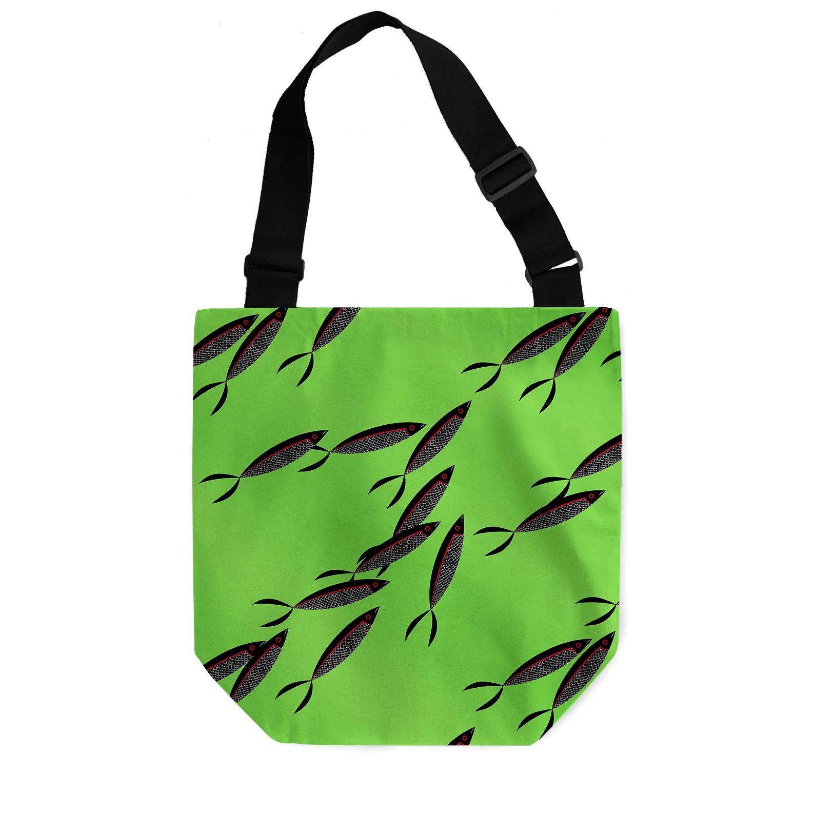 Black Sardines by Elisabeth Maurland - Tote Bag