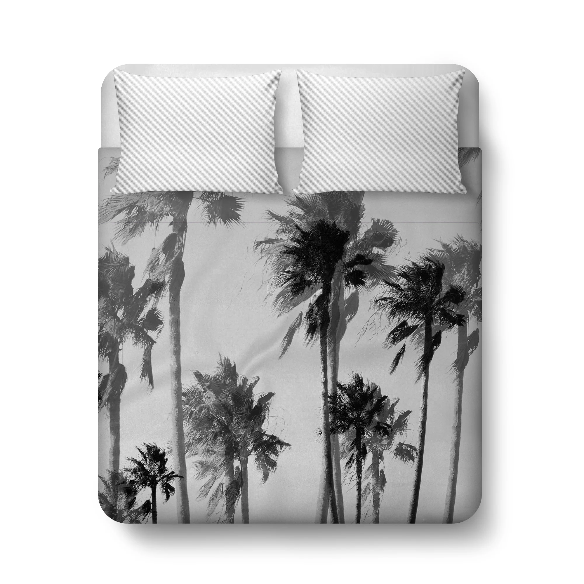 Gainsboro Palms - Duvet Cover