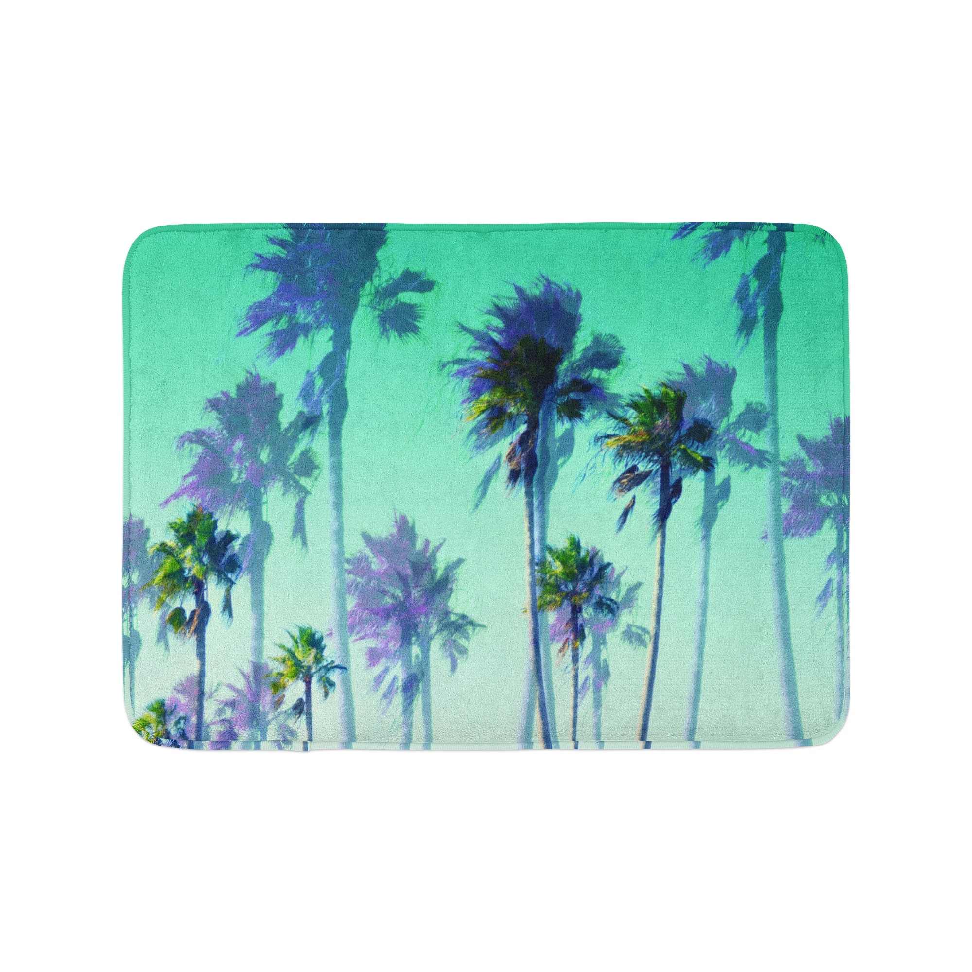 Jungle Green Palms - Bath Mat