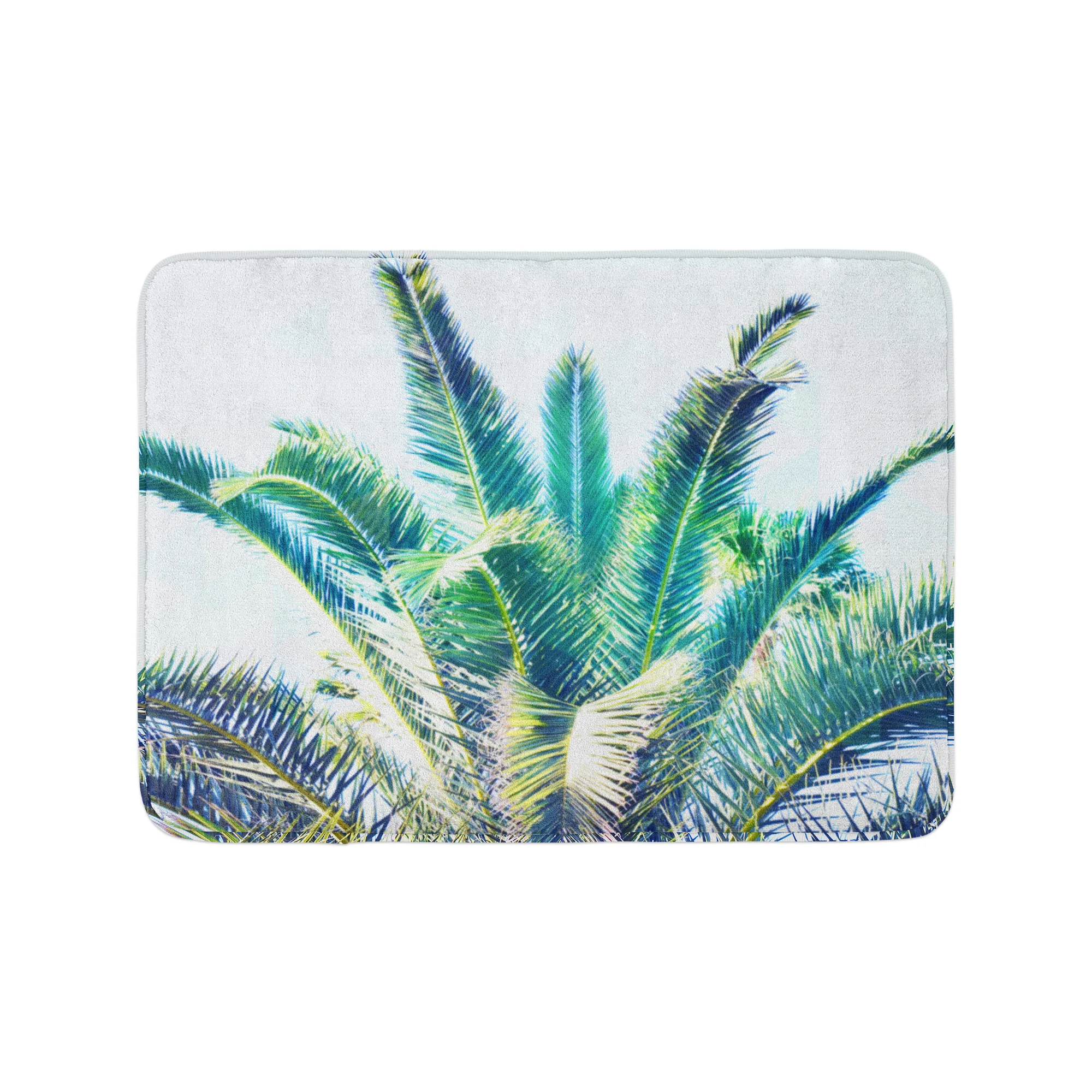Summer Green Palms - Bath Mat