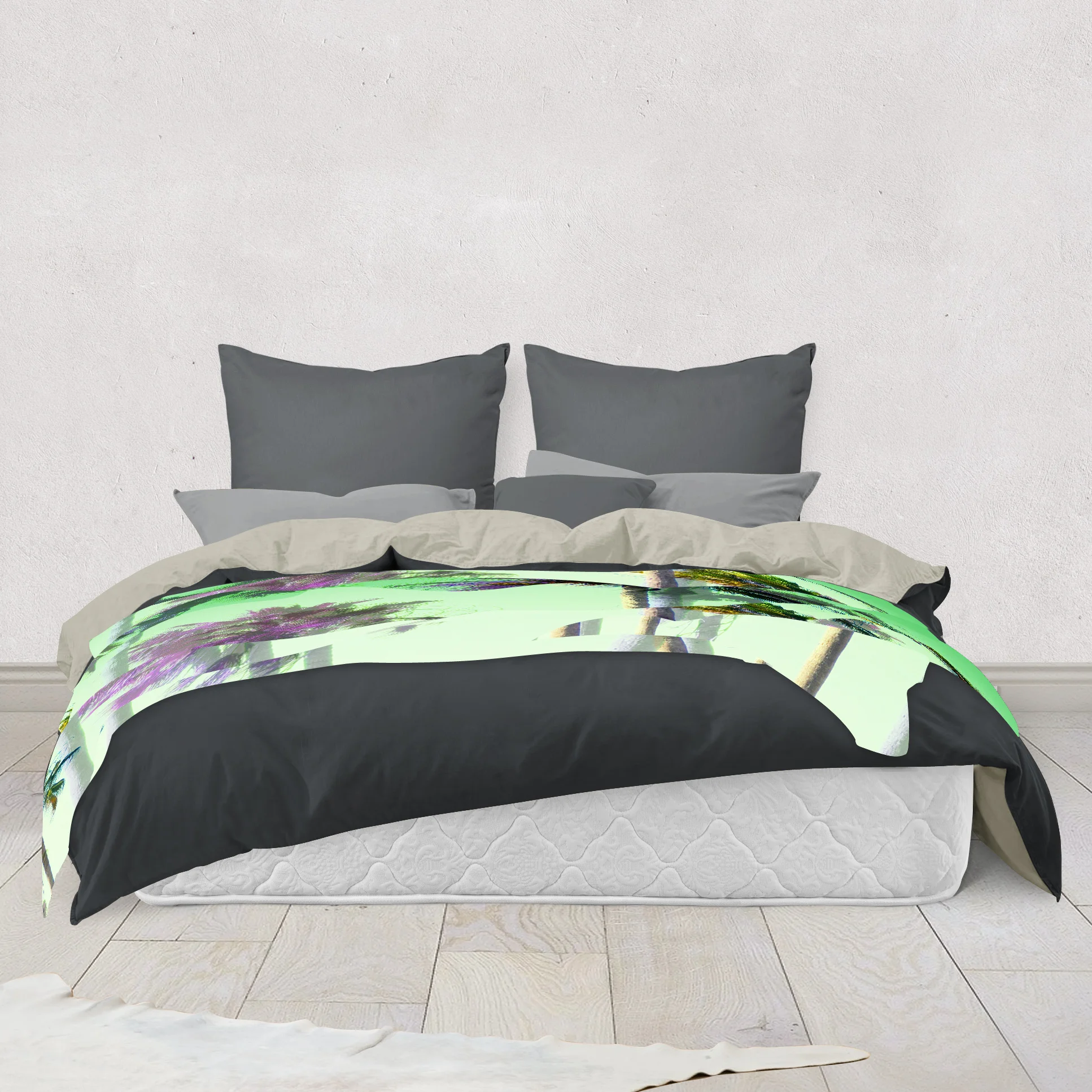 Key Lime Palms - Fleece Blanket