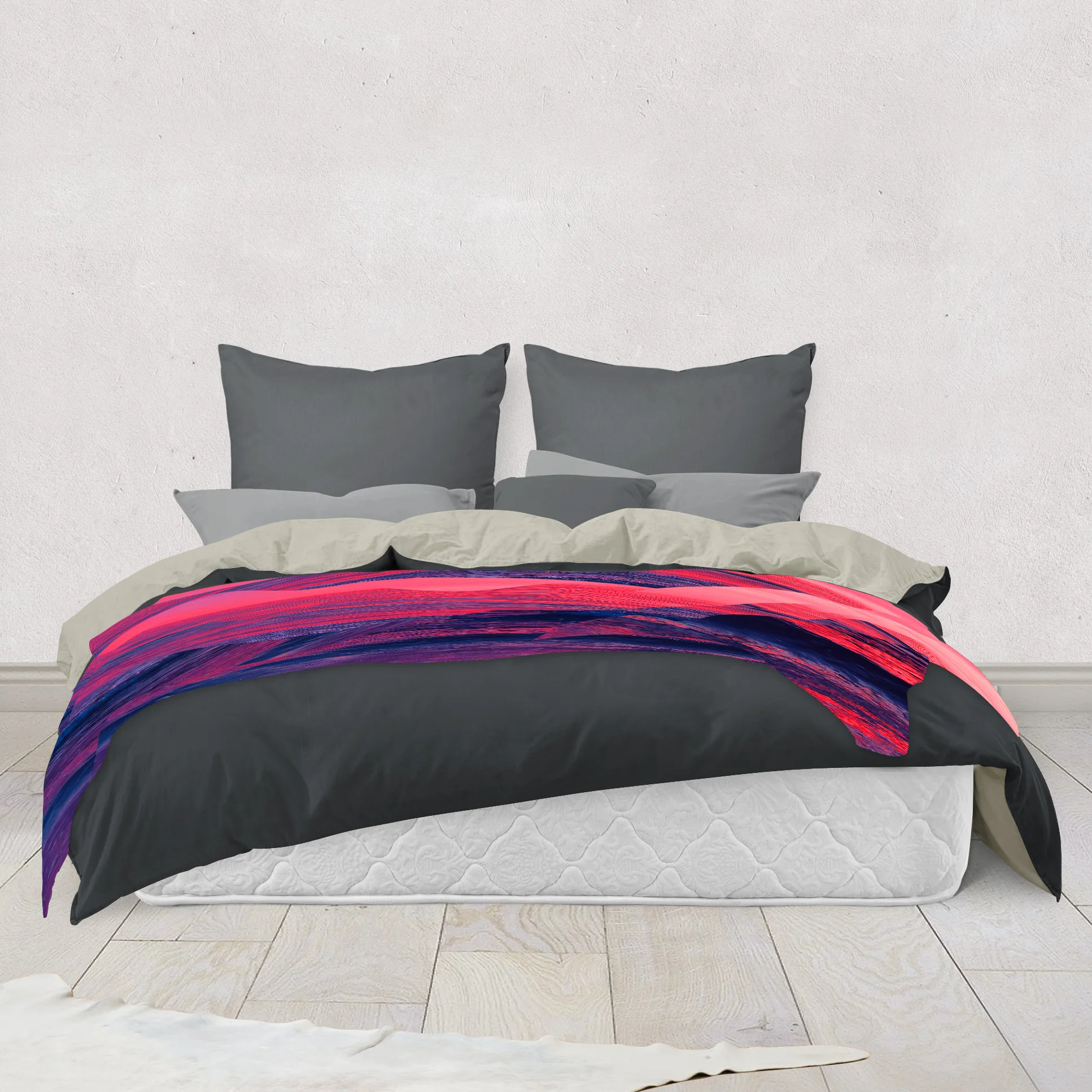 Flamingo Sunset - Fleece Blanket