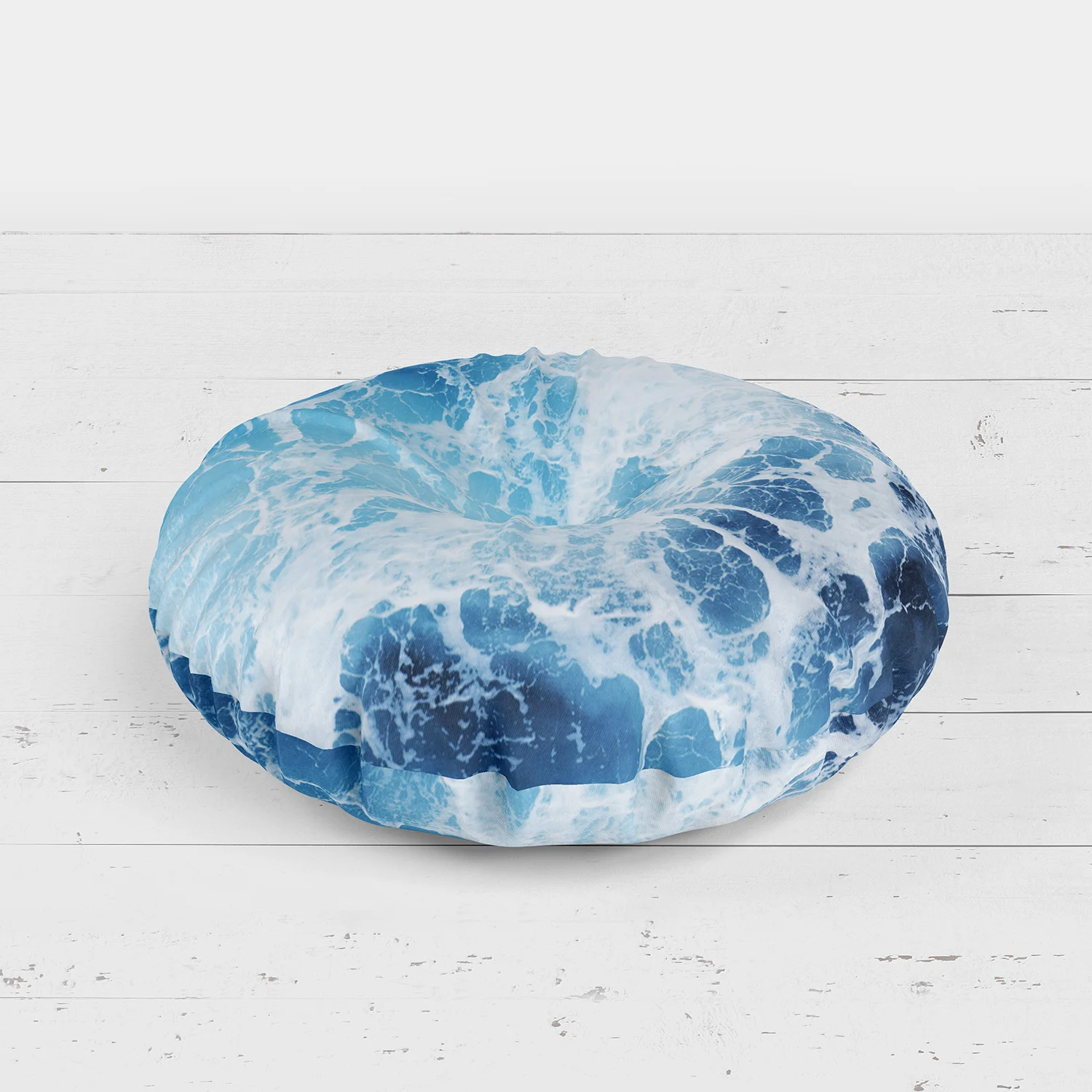 Blue Ocean Surf 3 - Floor Pillow