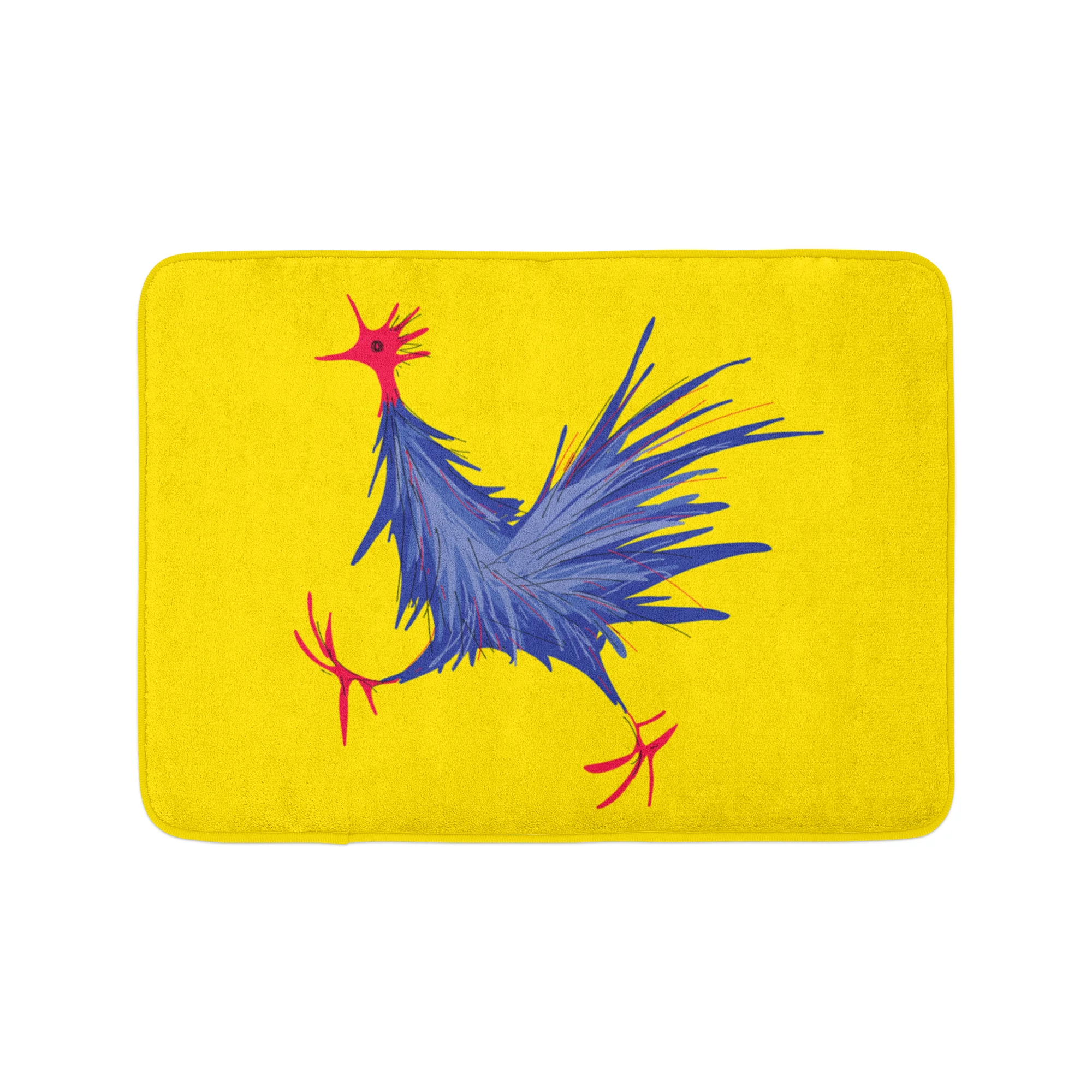 Rooster by Elisabeth Maurland - Bath Mat