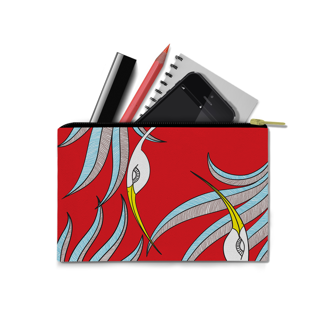 Red Phoenix by Elisabeth Maurland - Carry-All Pouch