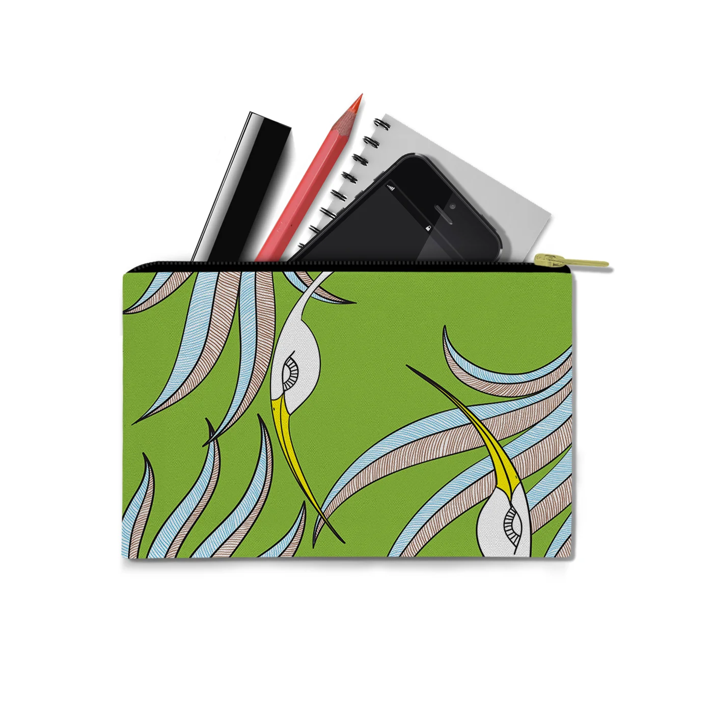 Green Phoenix by Elisabeth Maurland - Carry-All Pouch