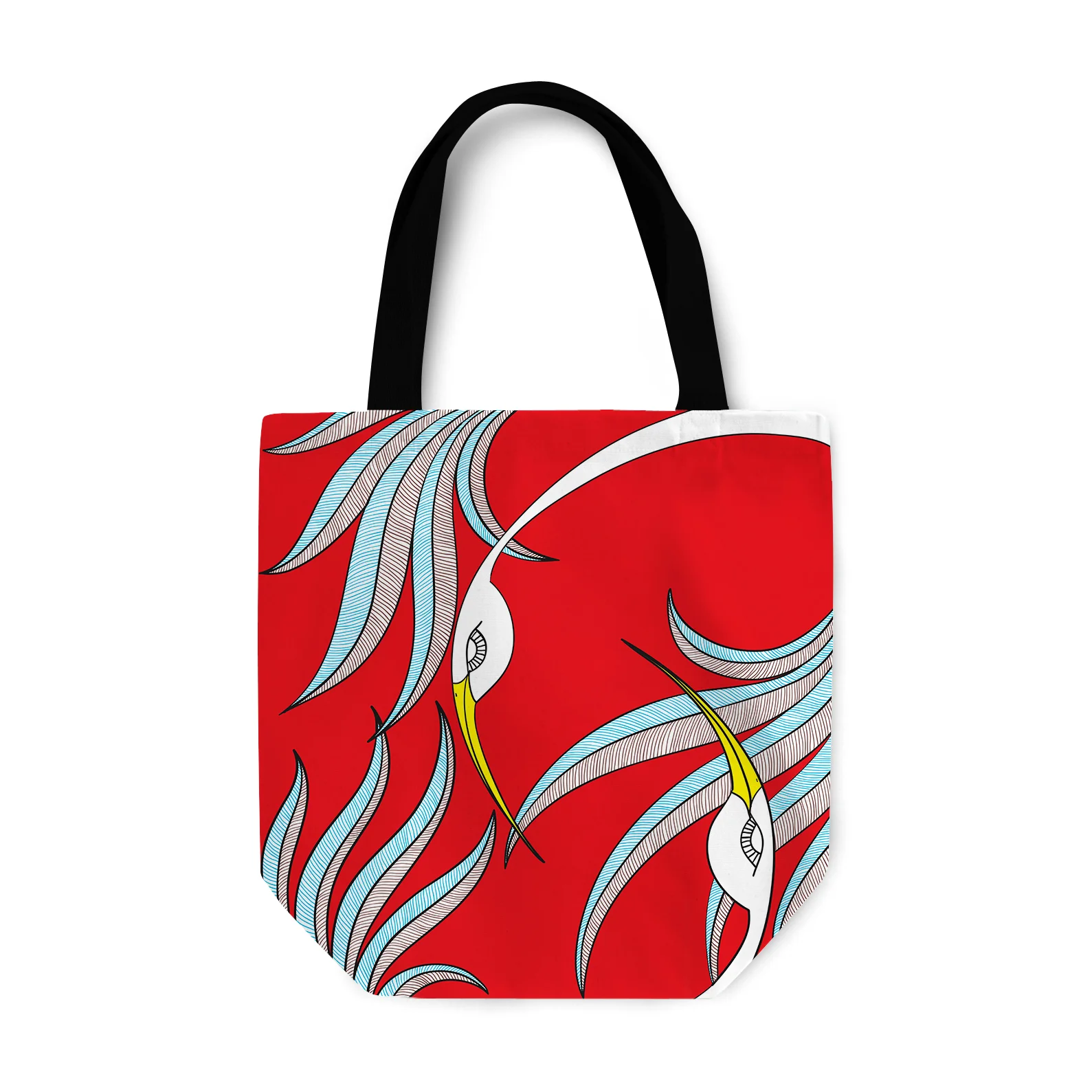 Red Phoenix by Elisabeth Maurland - Tote Bag