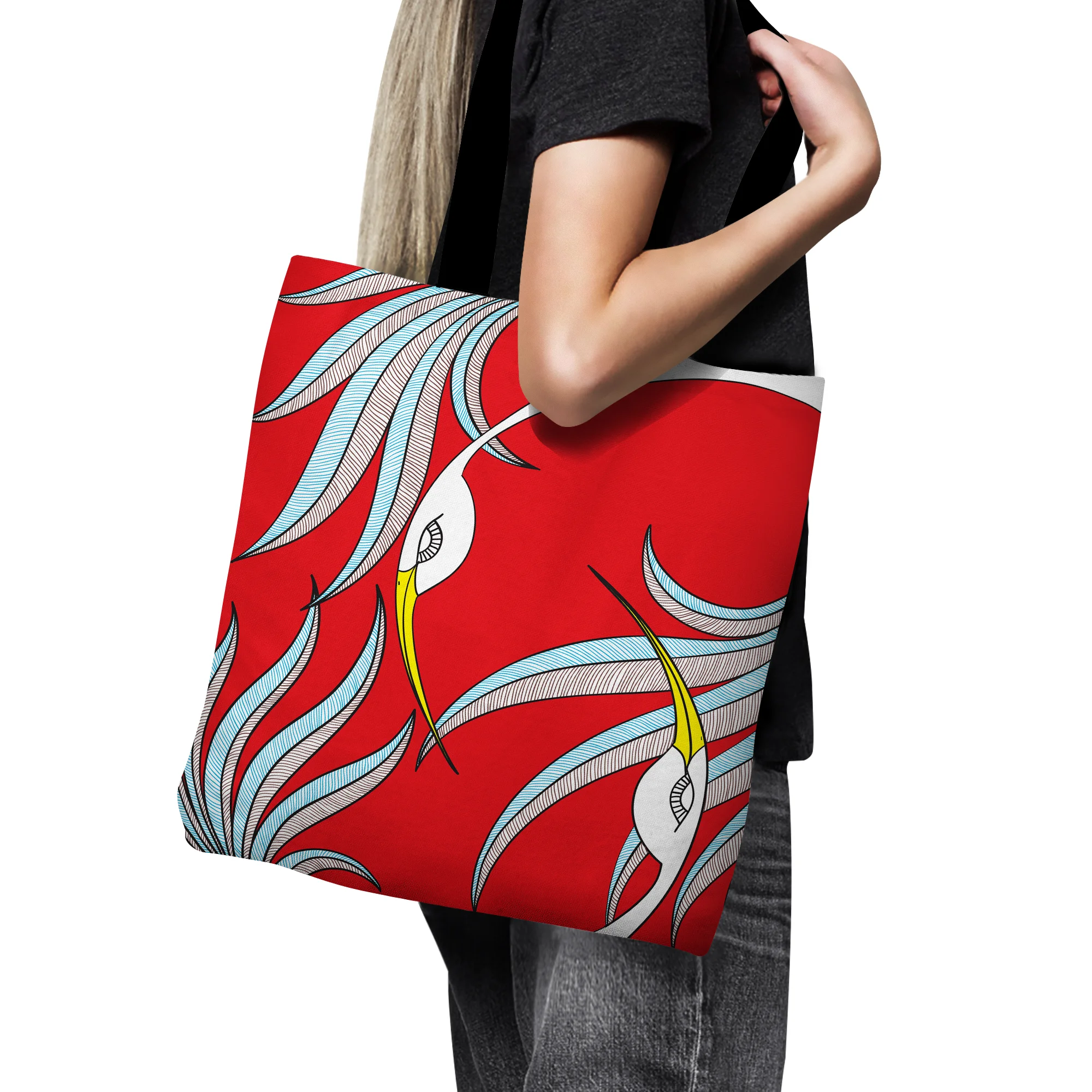 Red Phoenix by Elisabeth Maurland - Tote Bag