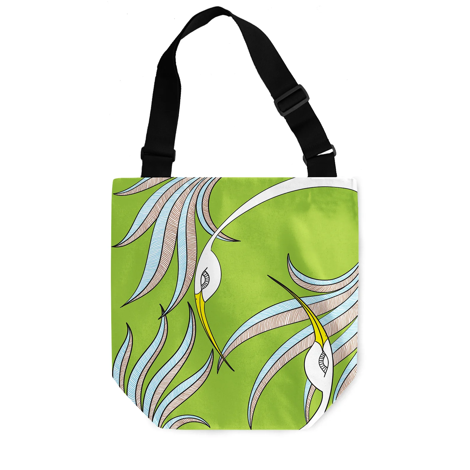 Green Phoenix by Elisabeth Maurland - Tote Bag