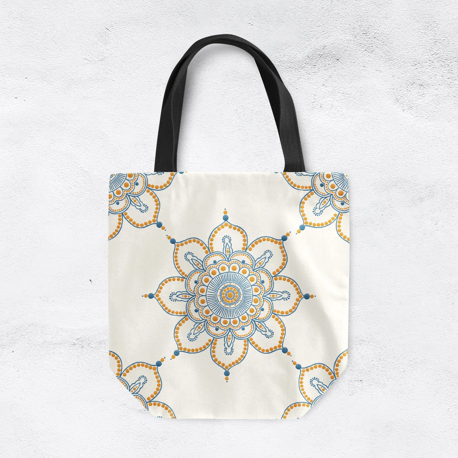 Orange Mandala by Erin Witters - Tote Bag