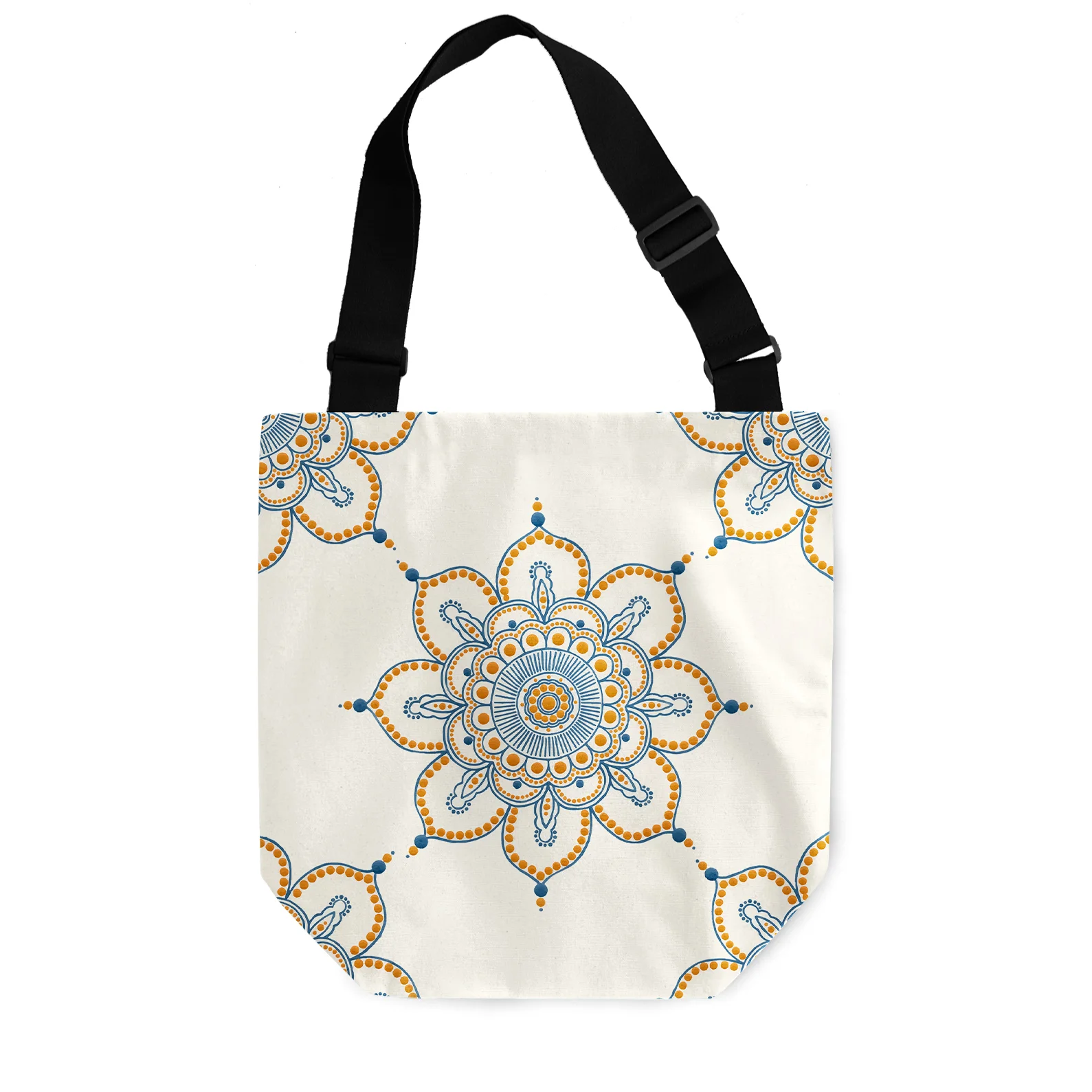 Orange Mandala by Erin Witters - Tote Bag