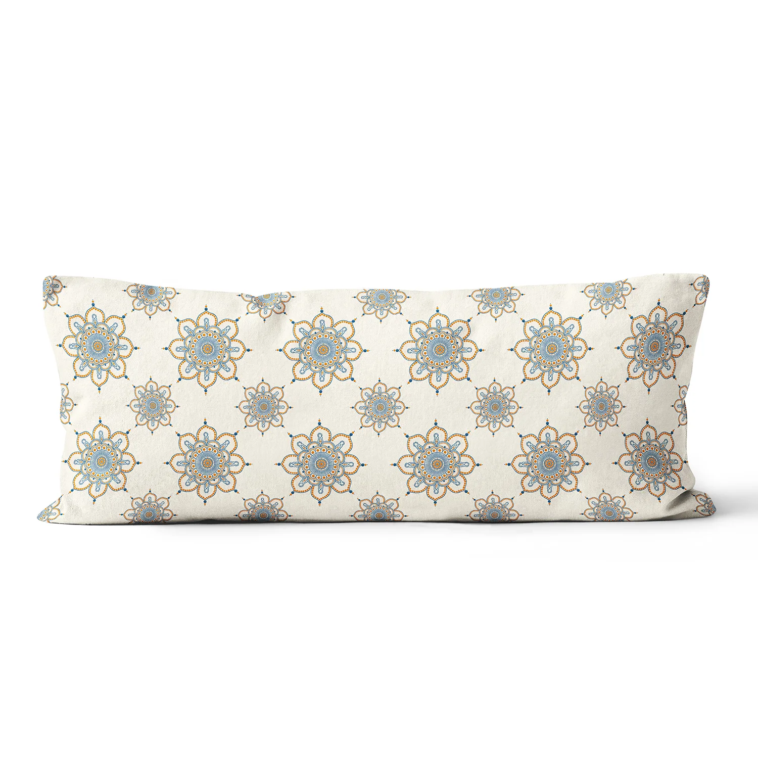 Orange Mandala by Erin Witters - Body Pillow
