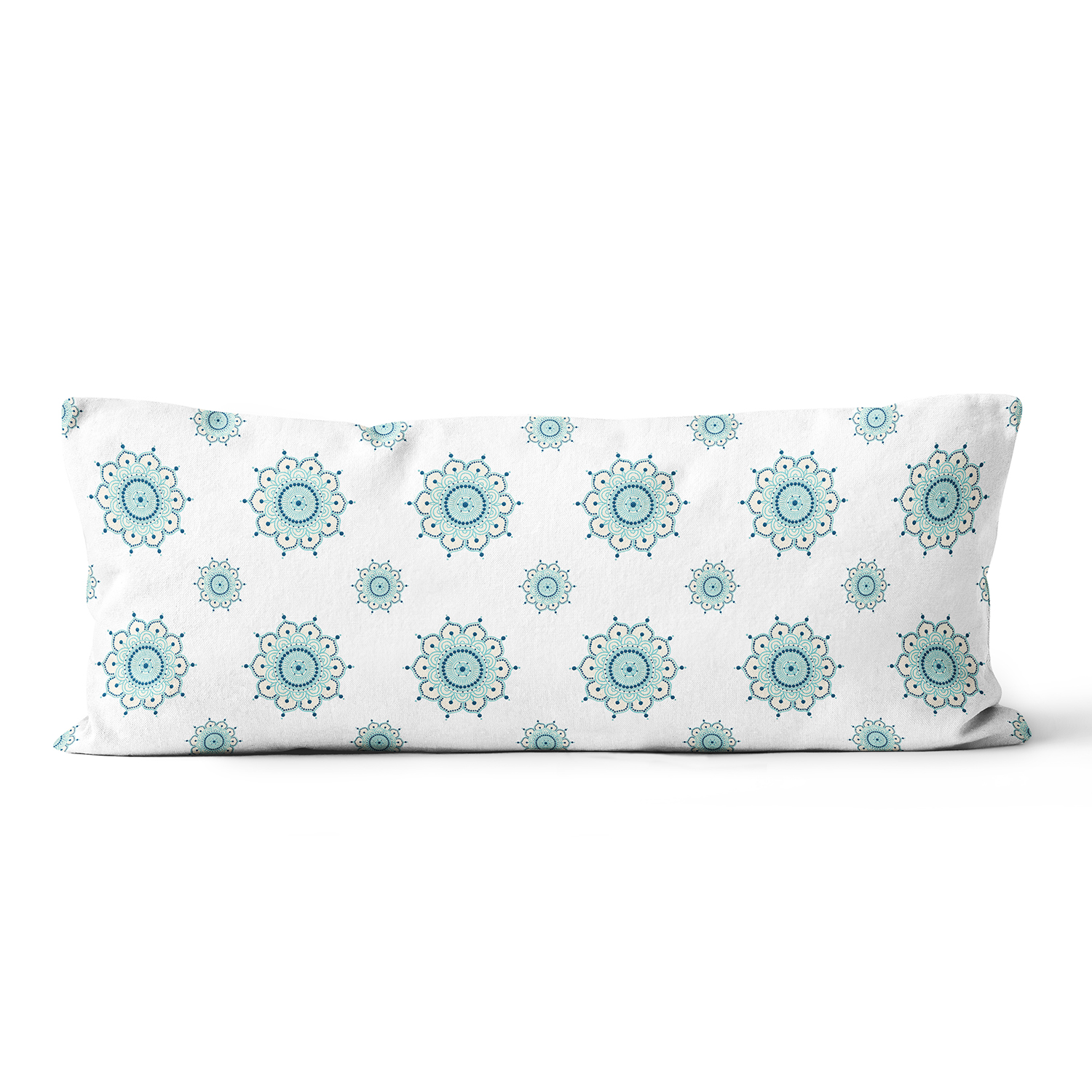 Blue Mandala by Erin Witters - Body Pillow
