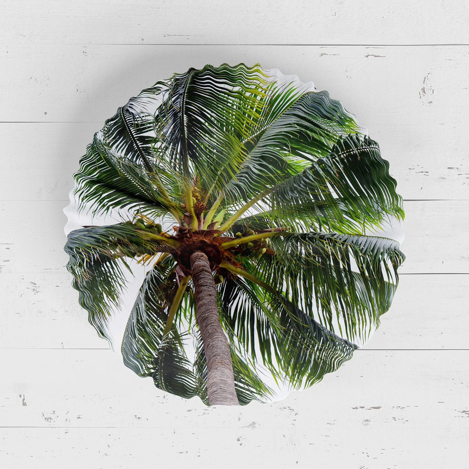 Caribbean Palm - Floor Pillow