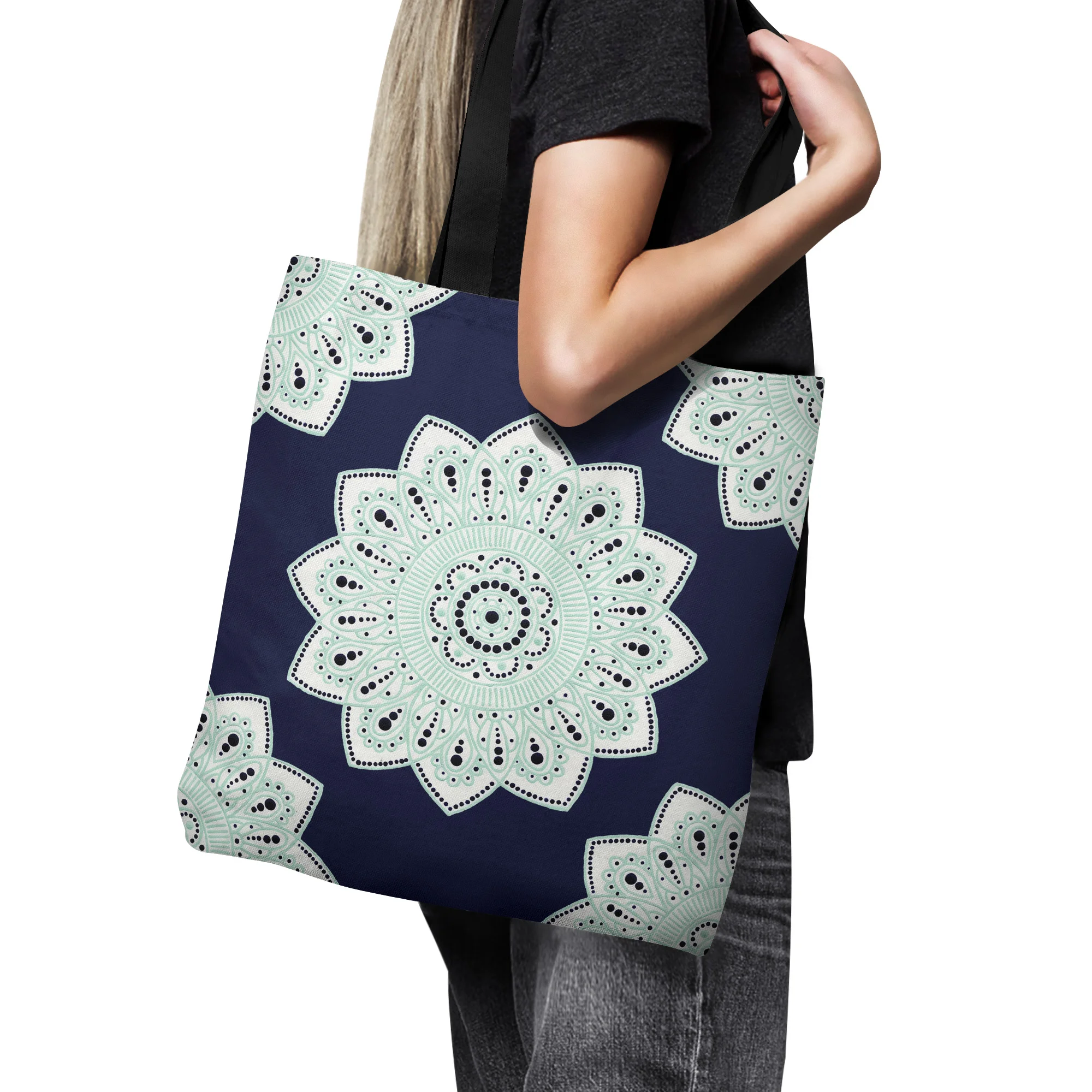 Seafoam Mandala by Erin Witters - Tote Bag