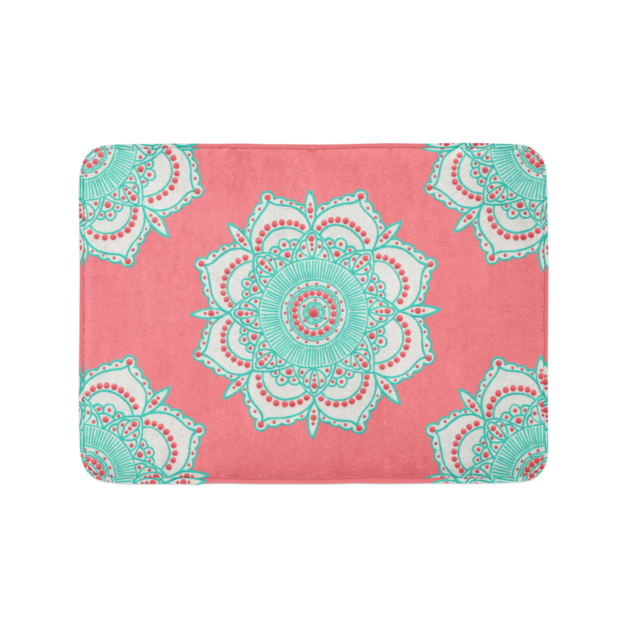 Coral Mandala by Erin Witters - Bath Mat