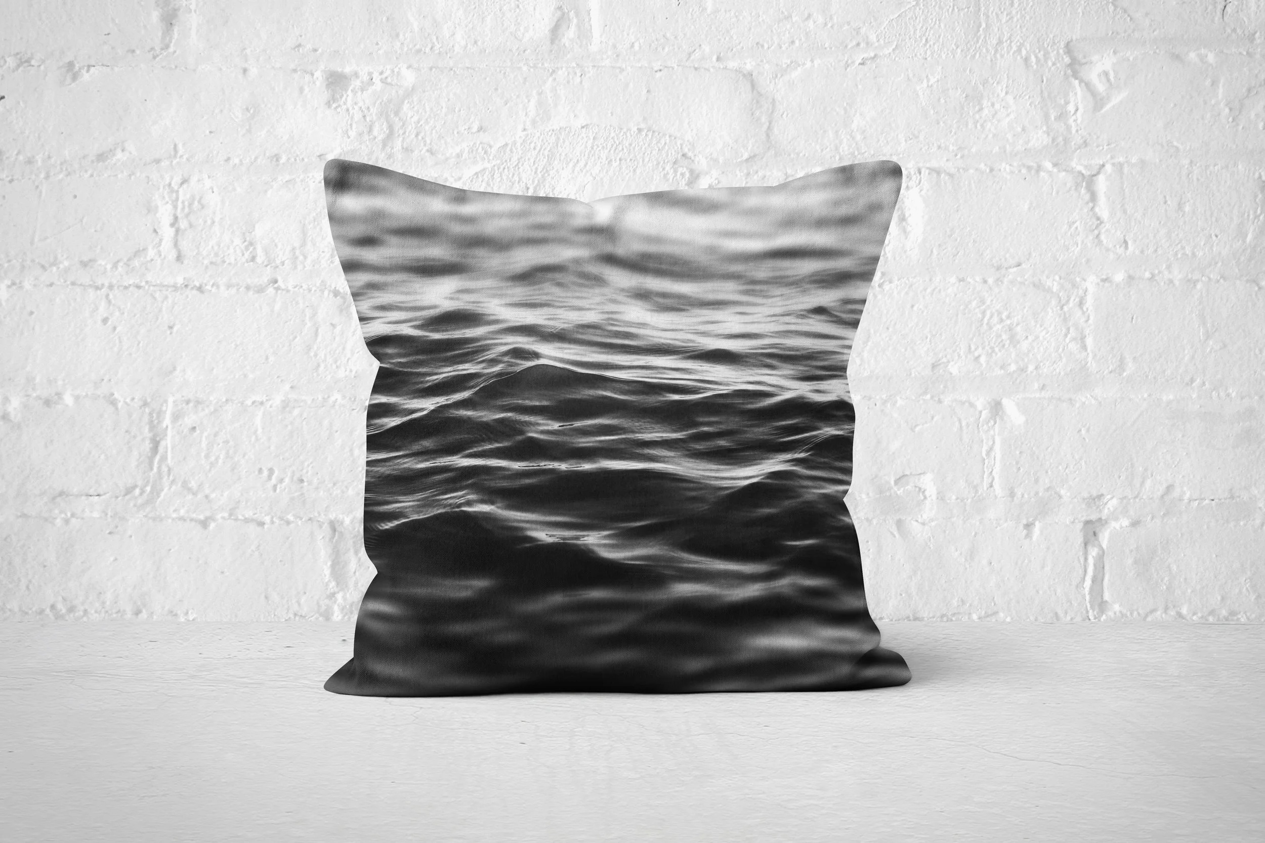 Black Waters - Throw Pillow