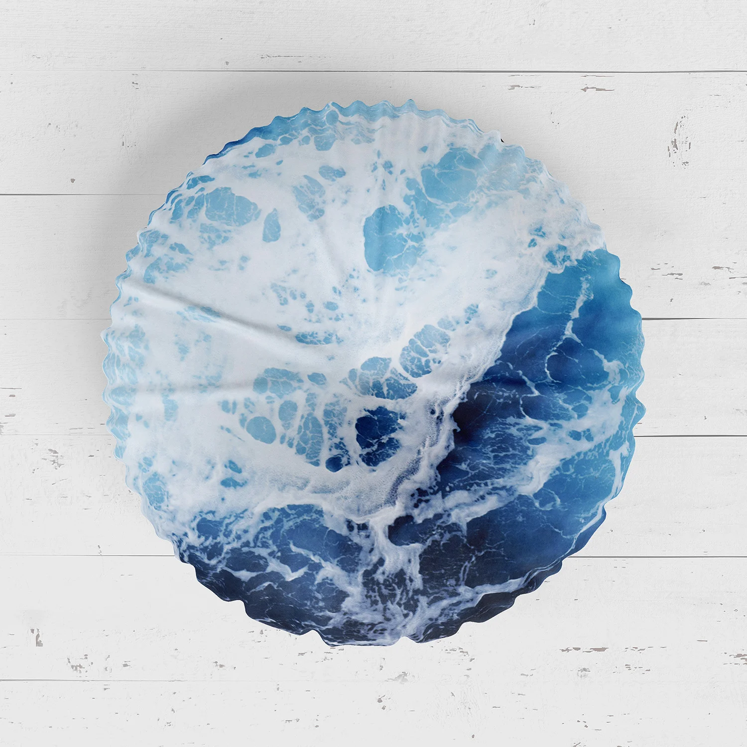 Blue Ocean Surf 2 - Floor Pillow