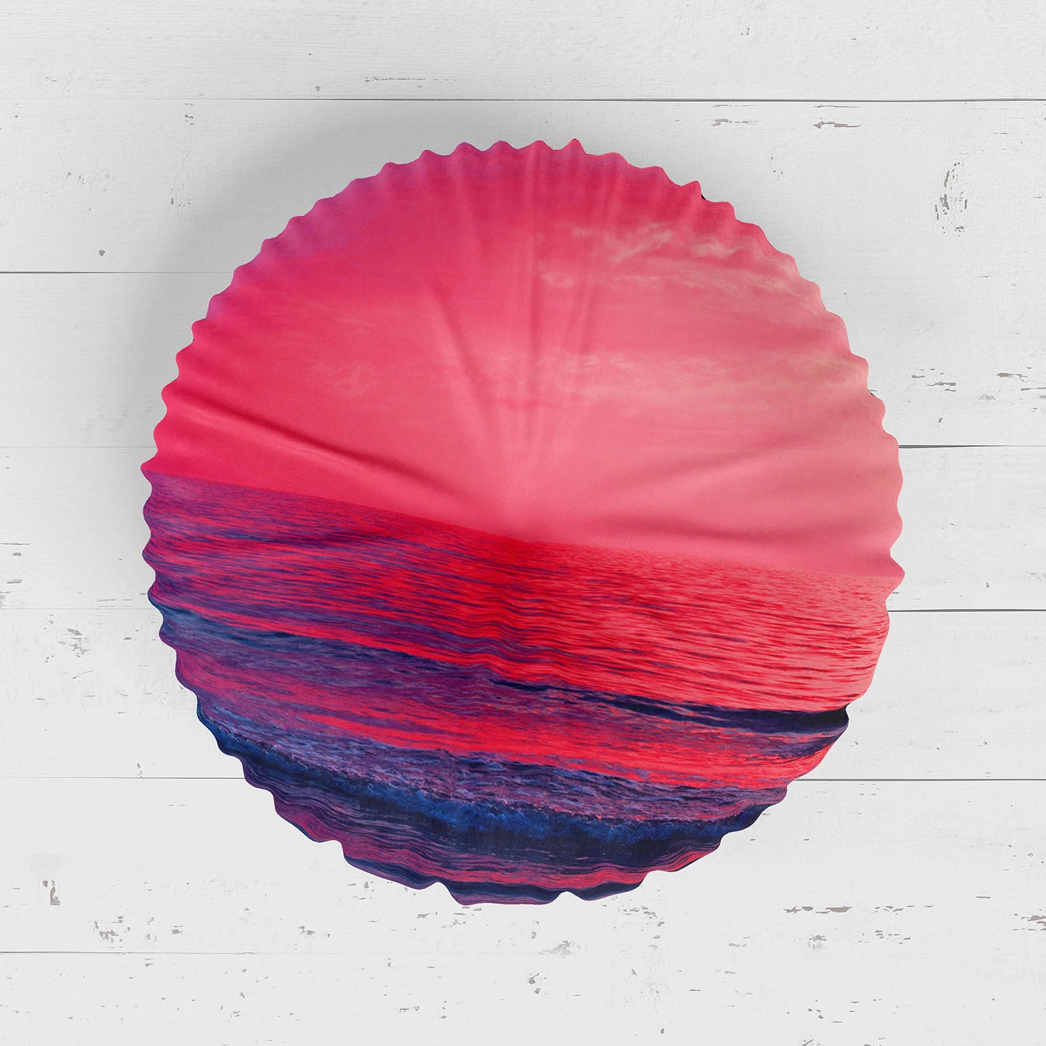 Flamingo Sunset - Floor Pillow