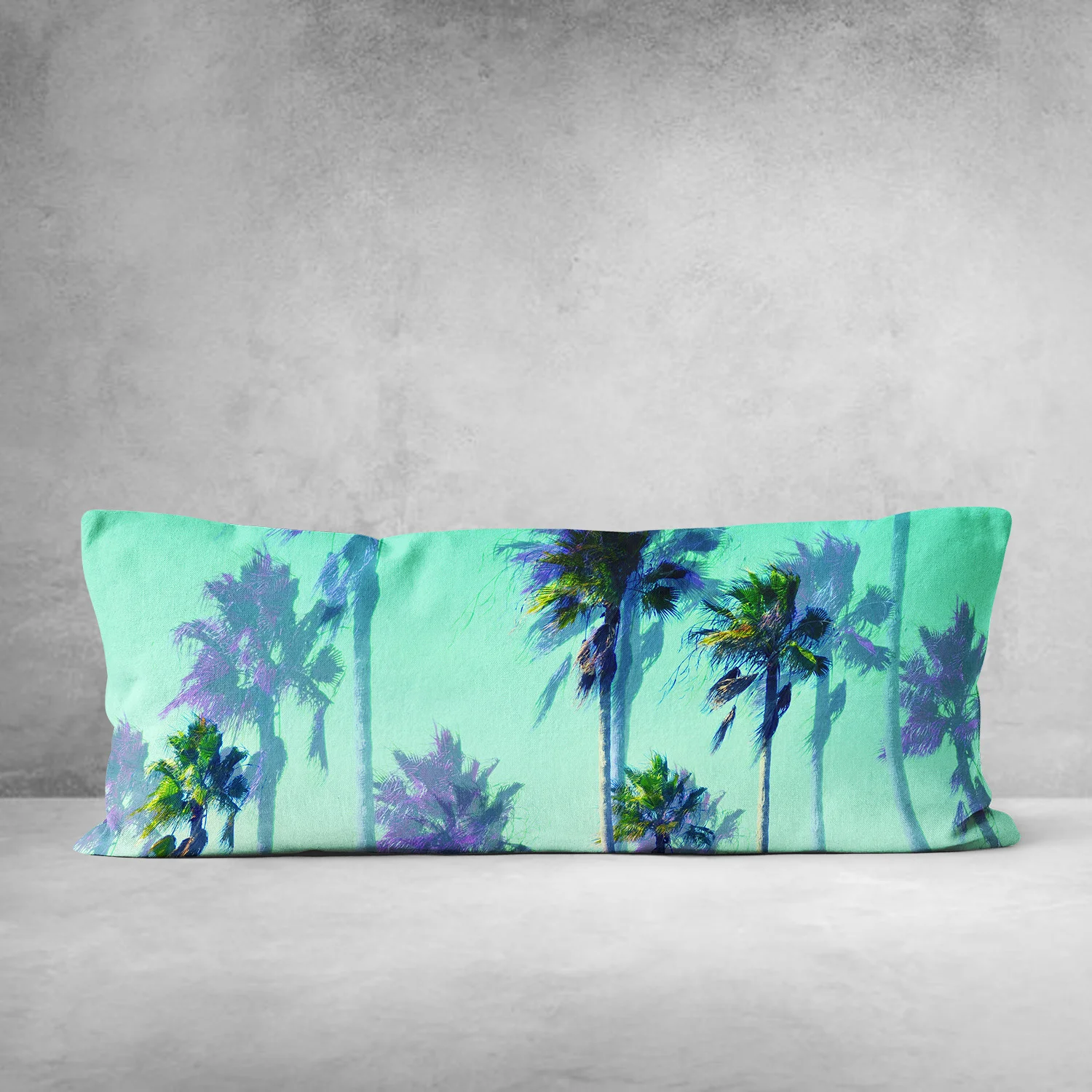 Jungle Green Palms - Body Pillow