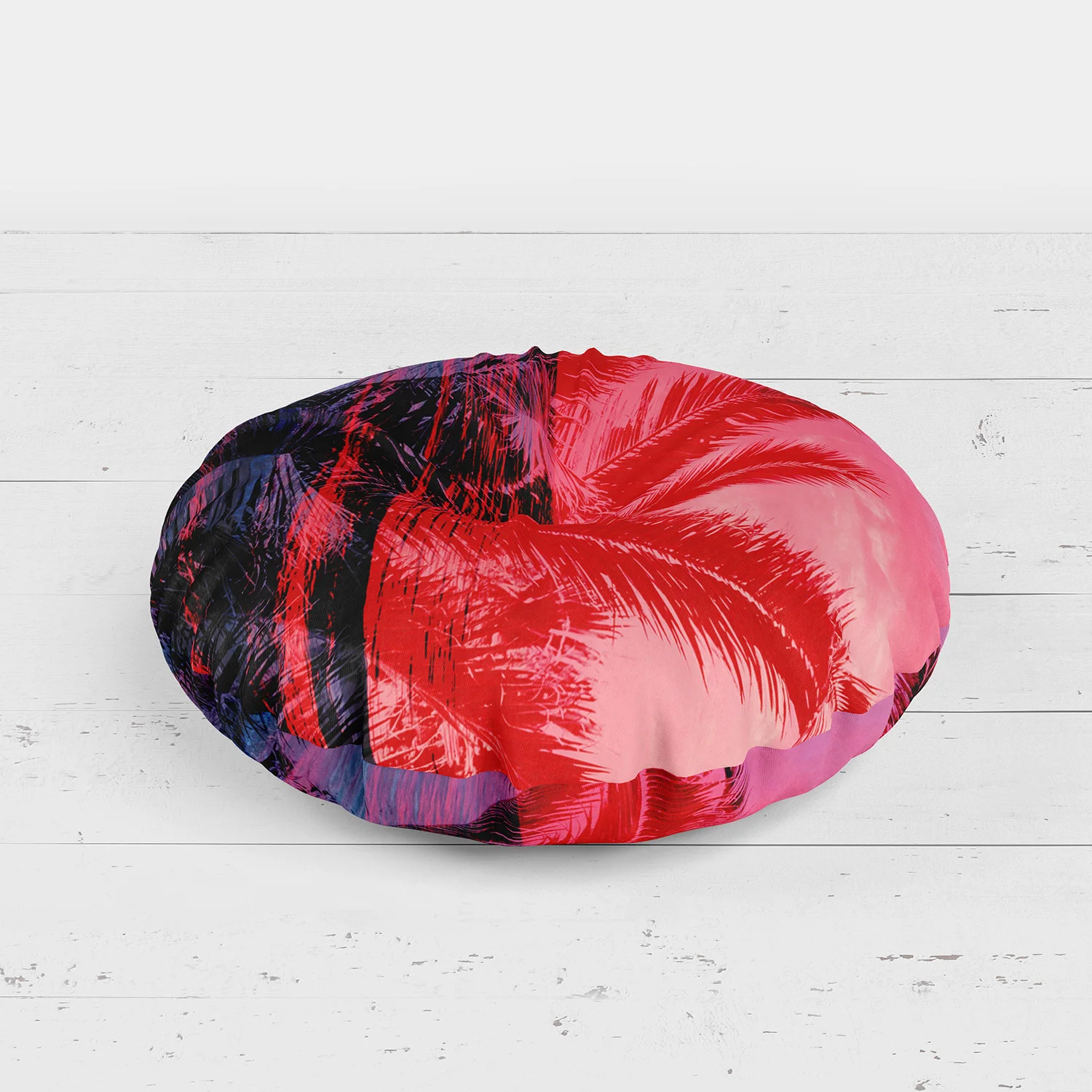Flamingo Palms - Floor Pillow