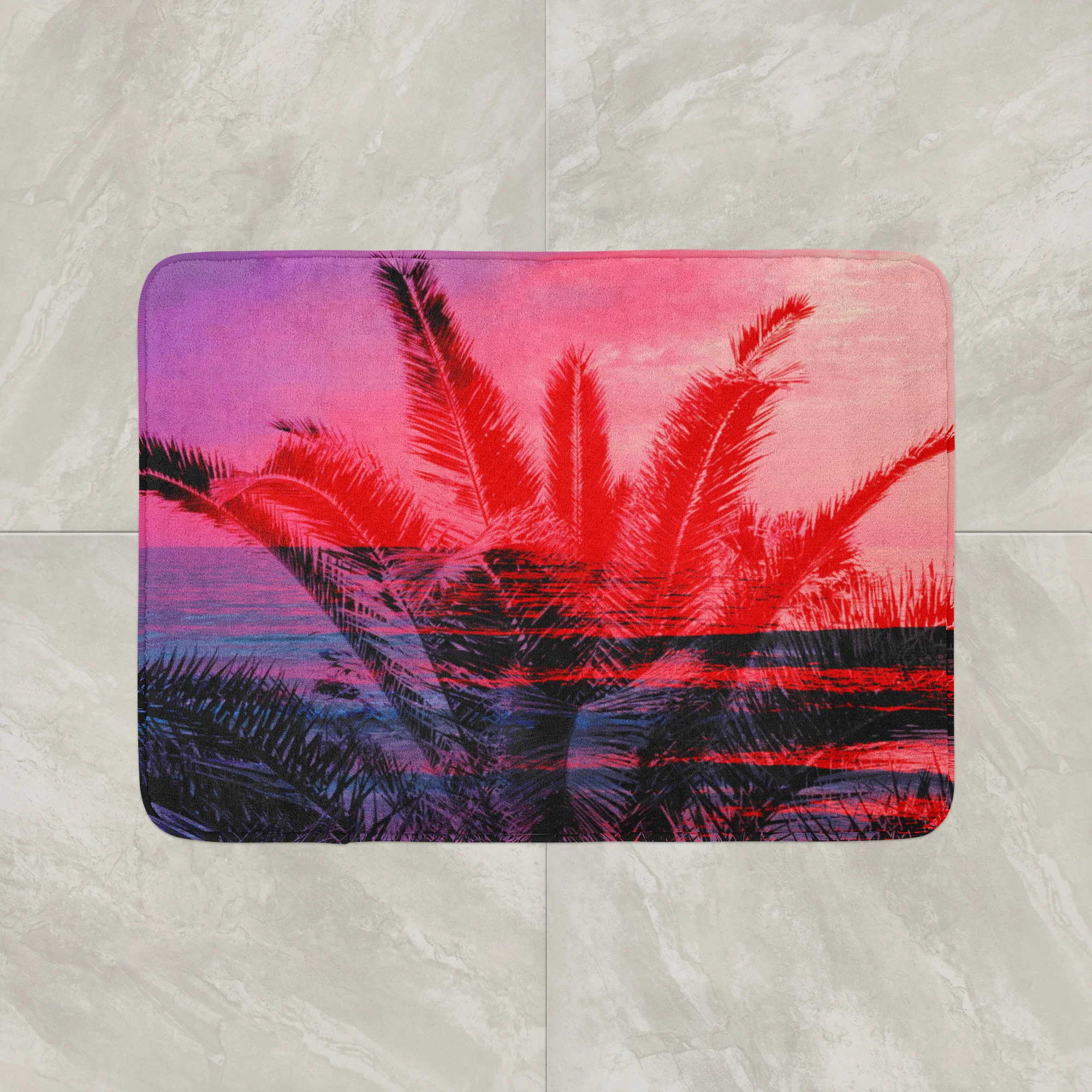 Flamingo Palms - Bath Mat