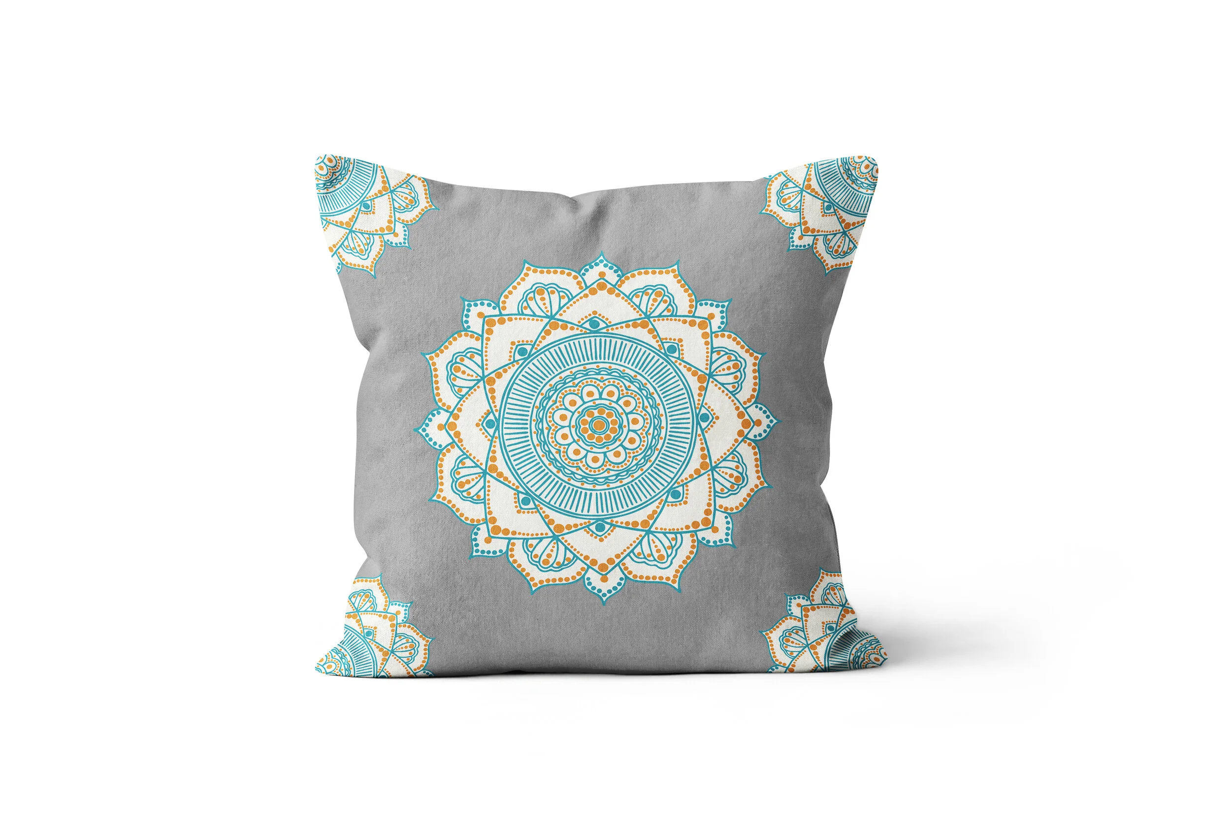 Stone Mandala by Erin Witters - Throw Pillow