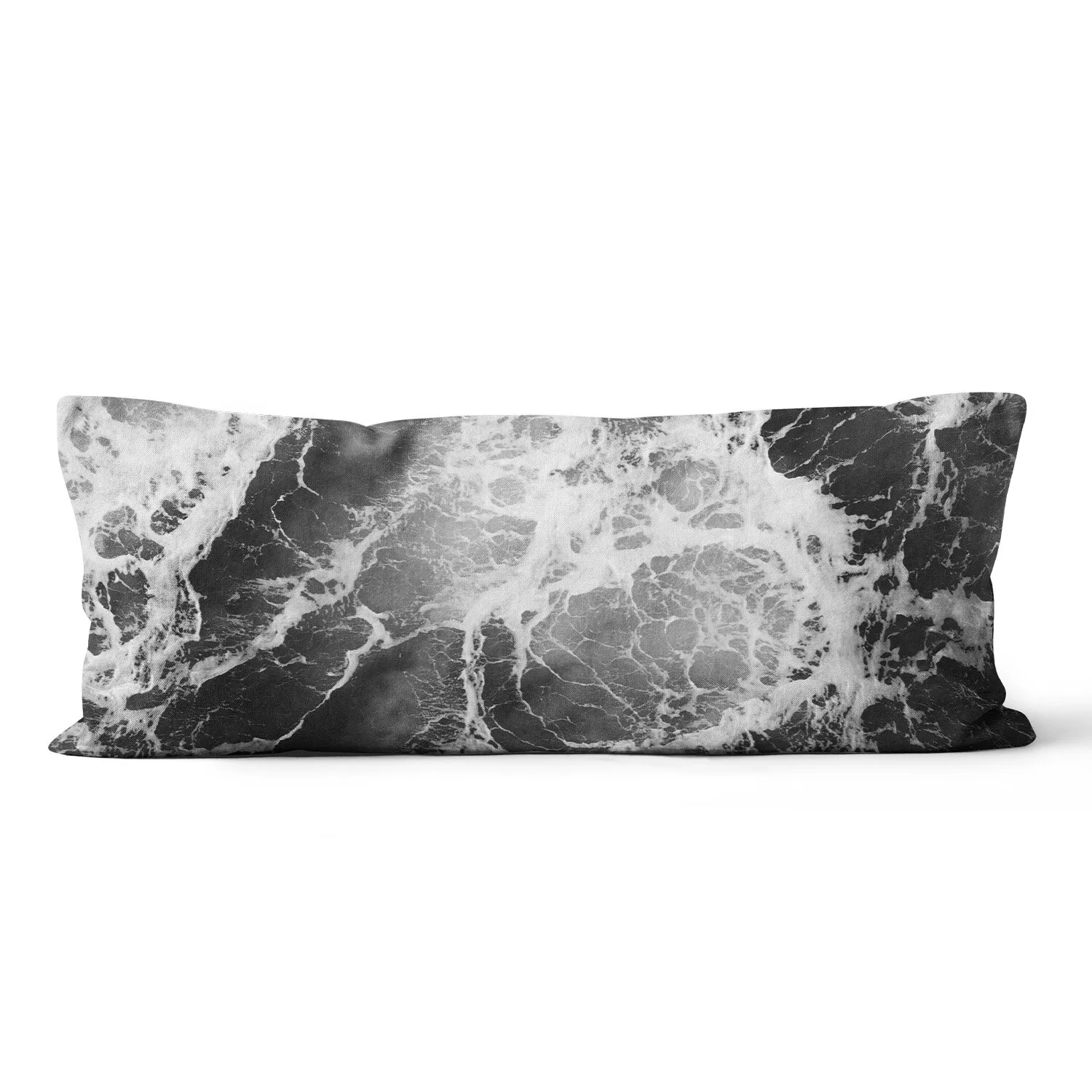 Black Ocean Surf - Body Pillow