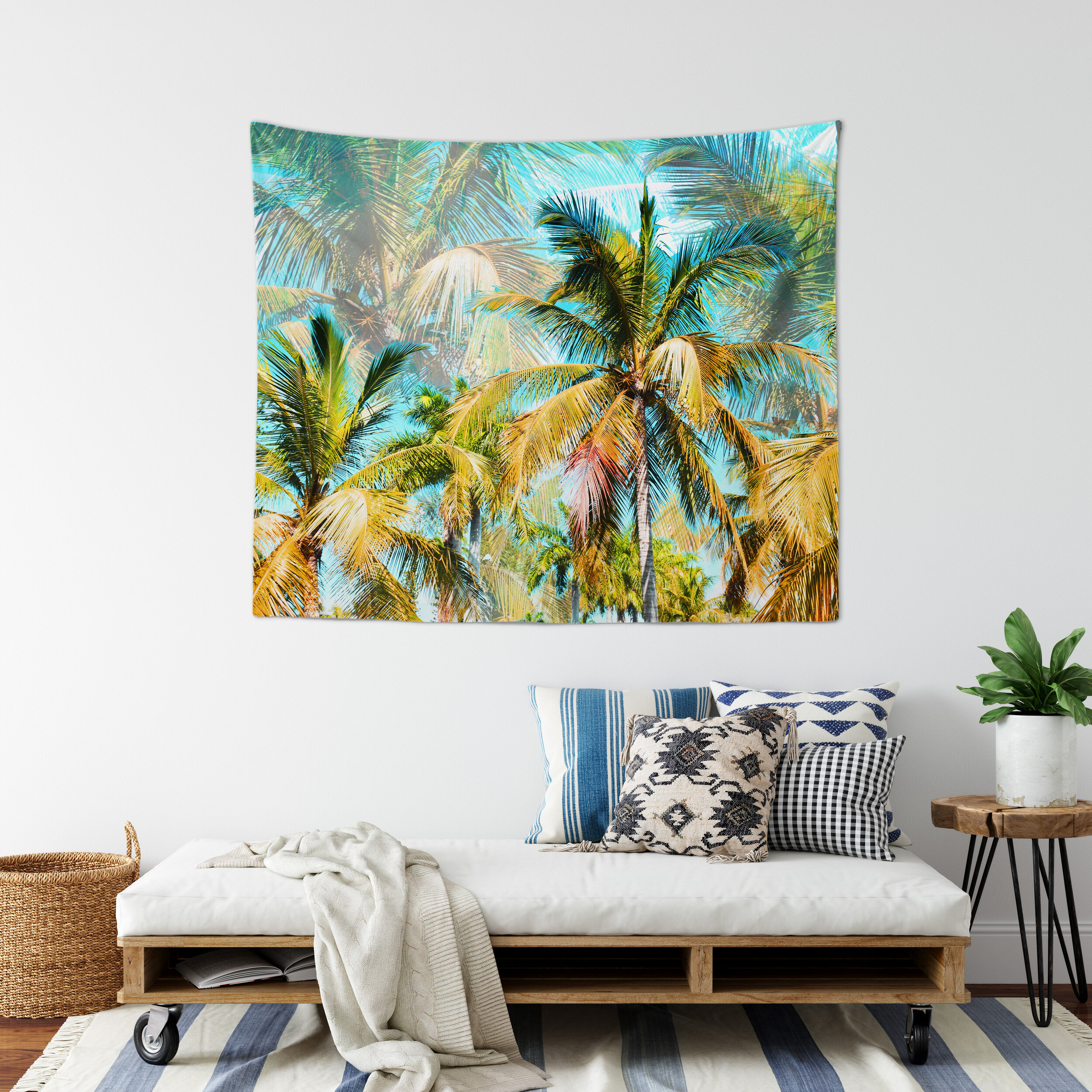 Jungle of Palms - Wall Tapestry 17 - Coastal Interior.jpg