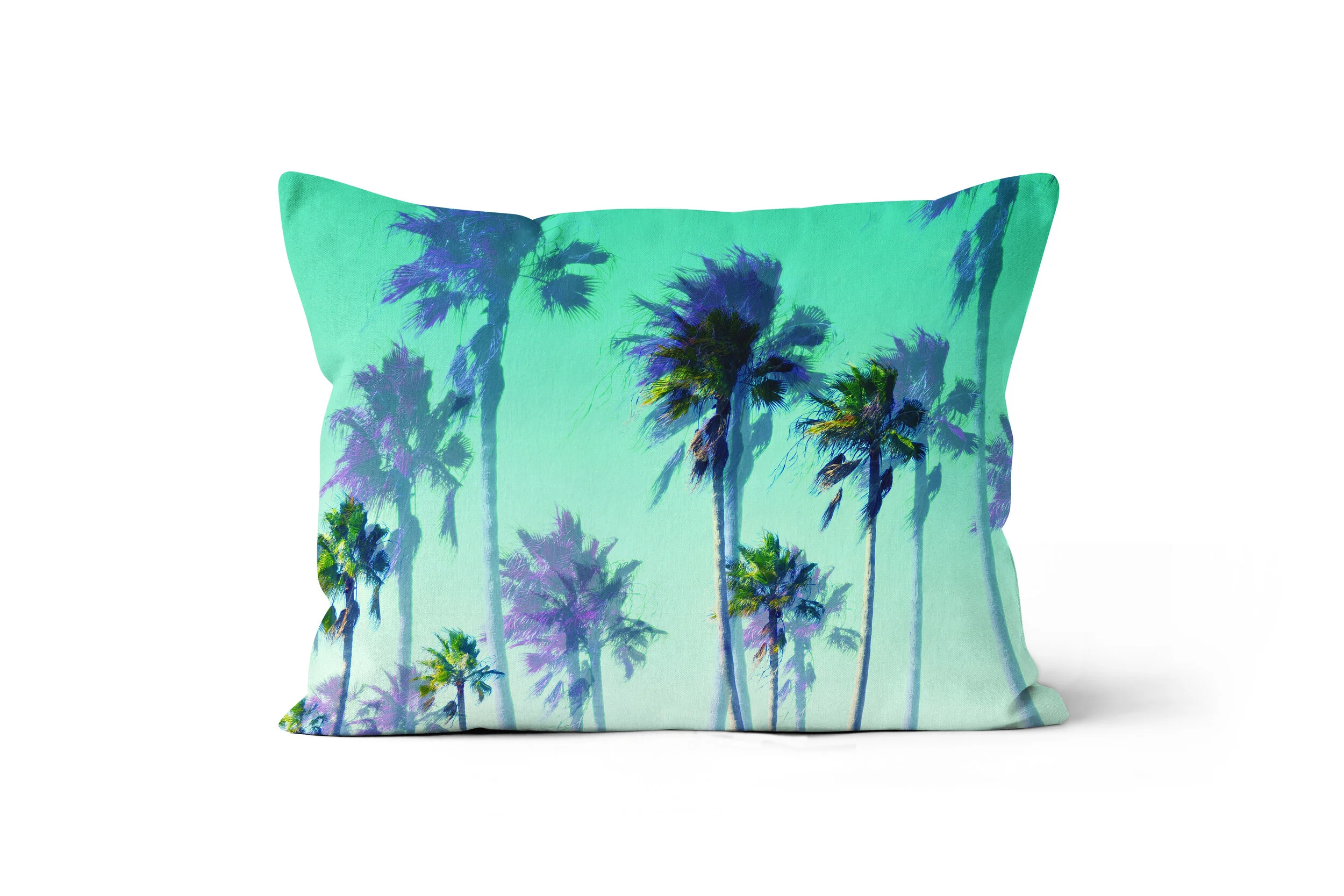 Jungle Green Palms - Boudoir Pillow