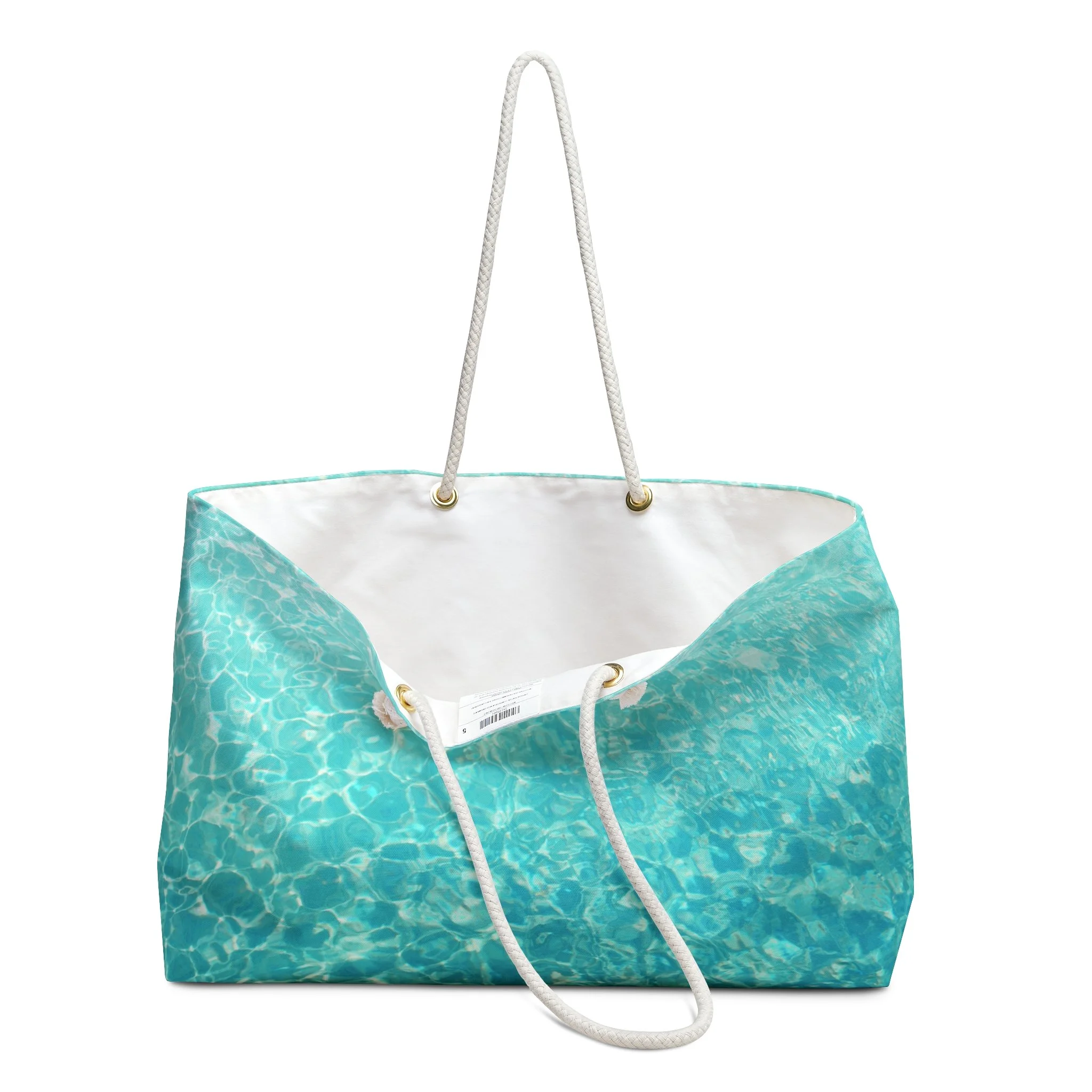 Florida Bay - Weekender Rope Handle Bag Open.png