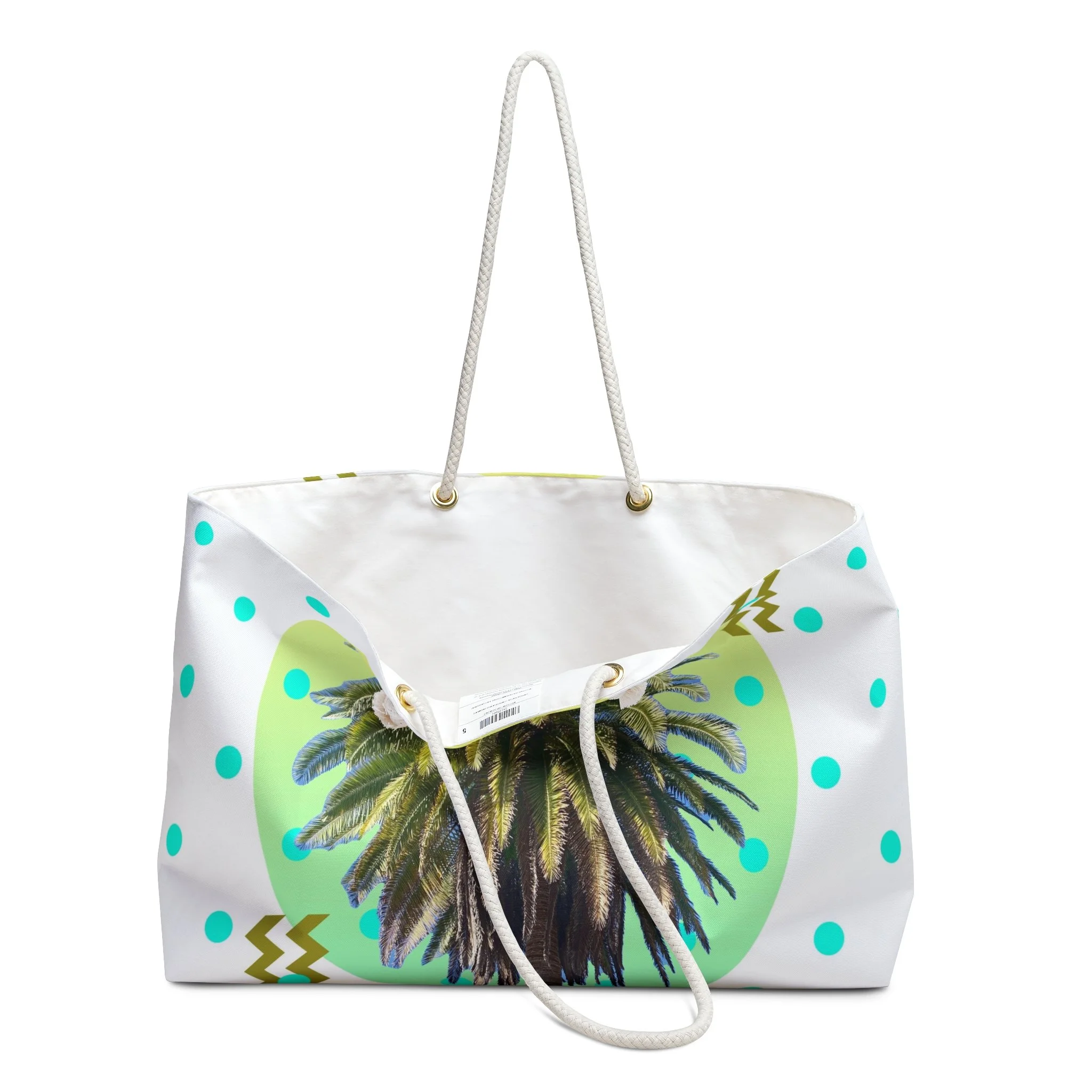 Striped Palm v9 - Weekender Rope Bag Open.png