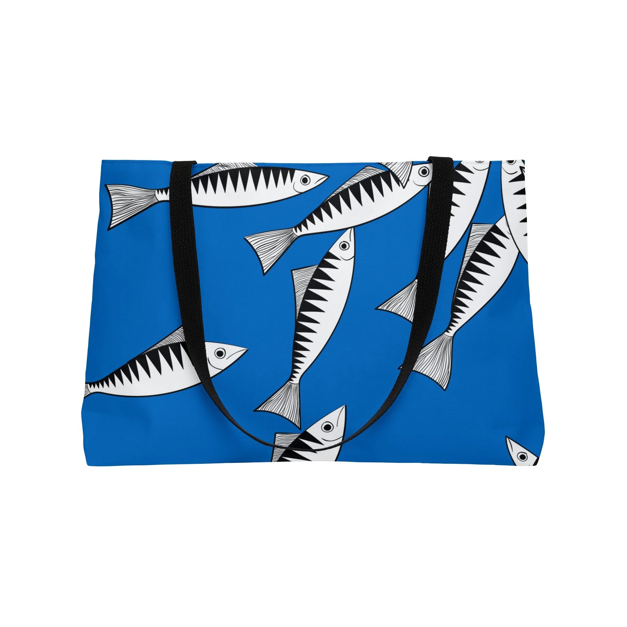 Crowding Mackerel - Elisabeth Maurland - Weekender Tote Front Open.png