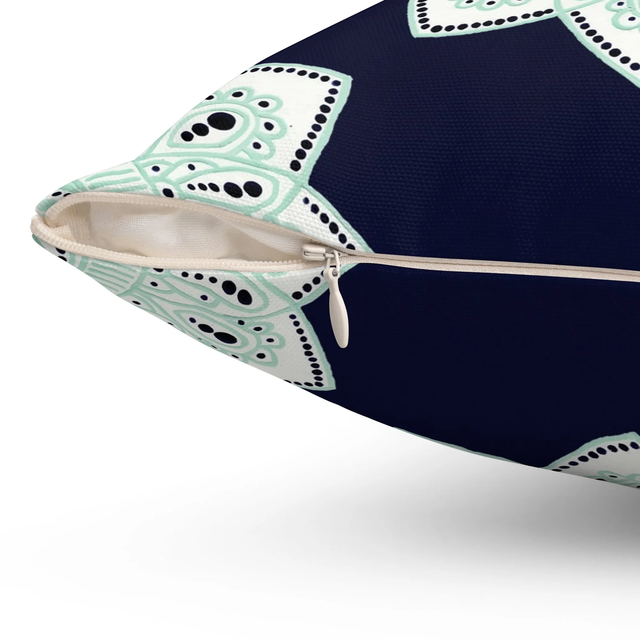 Seafoam Mandala by Erin Witters - Throw Pillow Side.png
