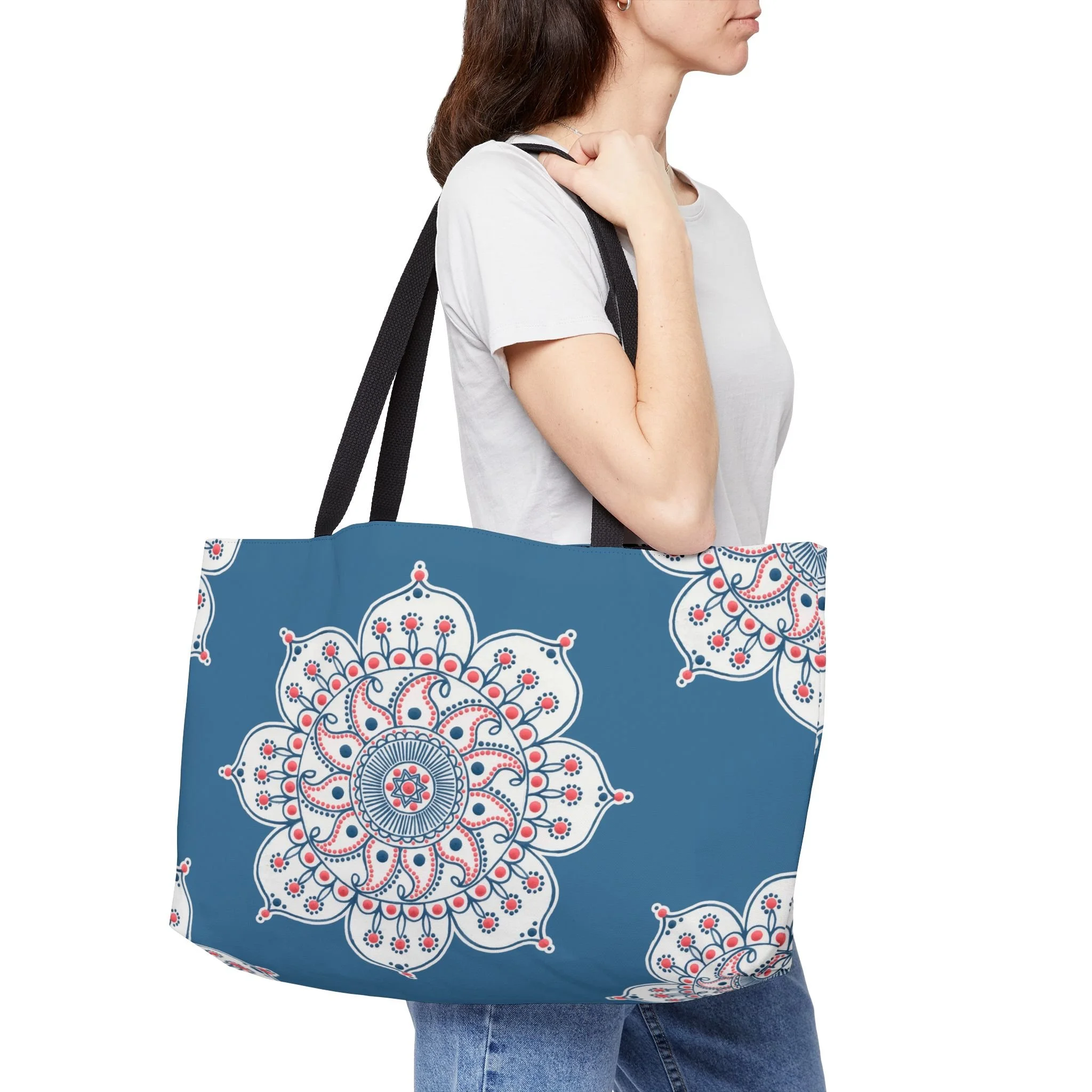 Paisley Mandala by Erin Witters - Weekender Tote Context 2.png