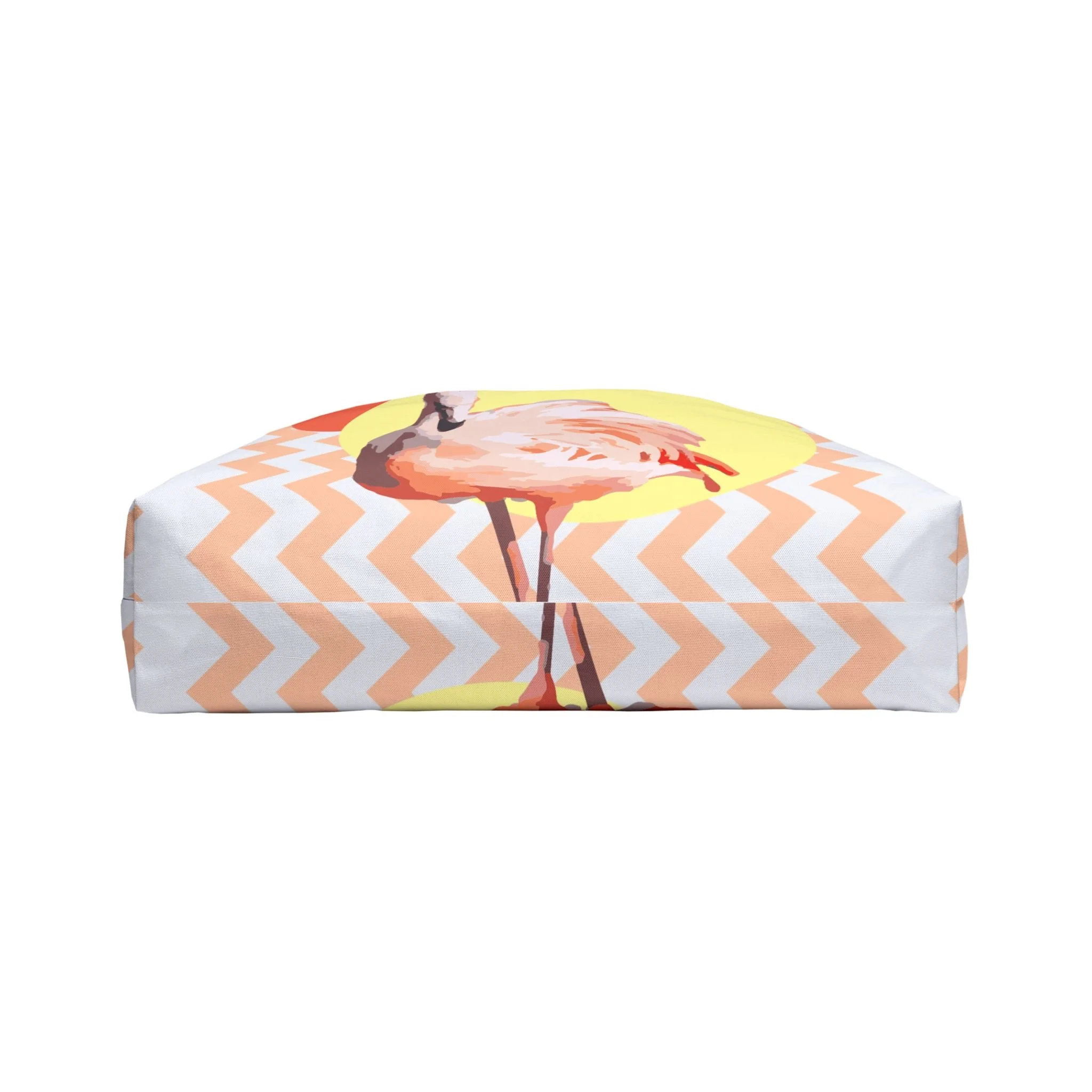 Zig Zag Flamingo - Weekender Bag Bottom.png