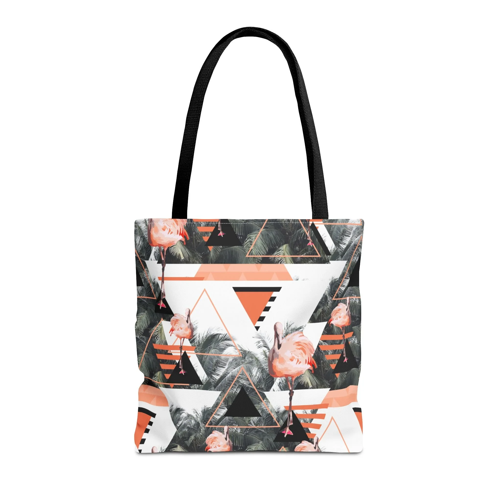 Black Beach Flamingos - Tote Bag