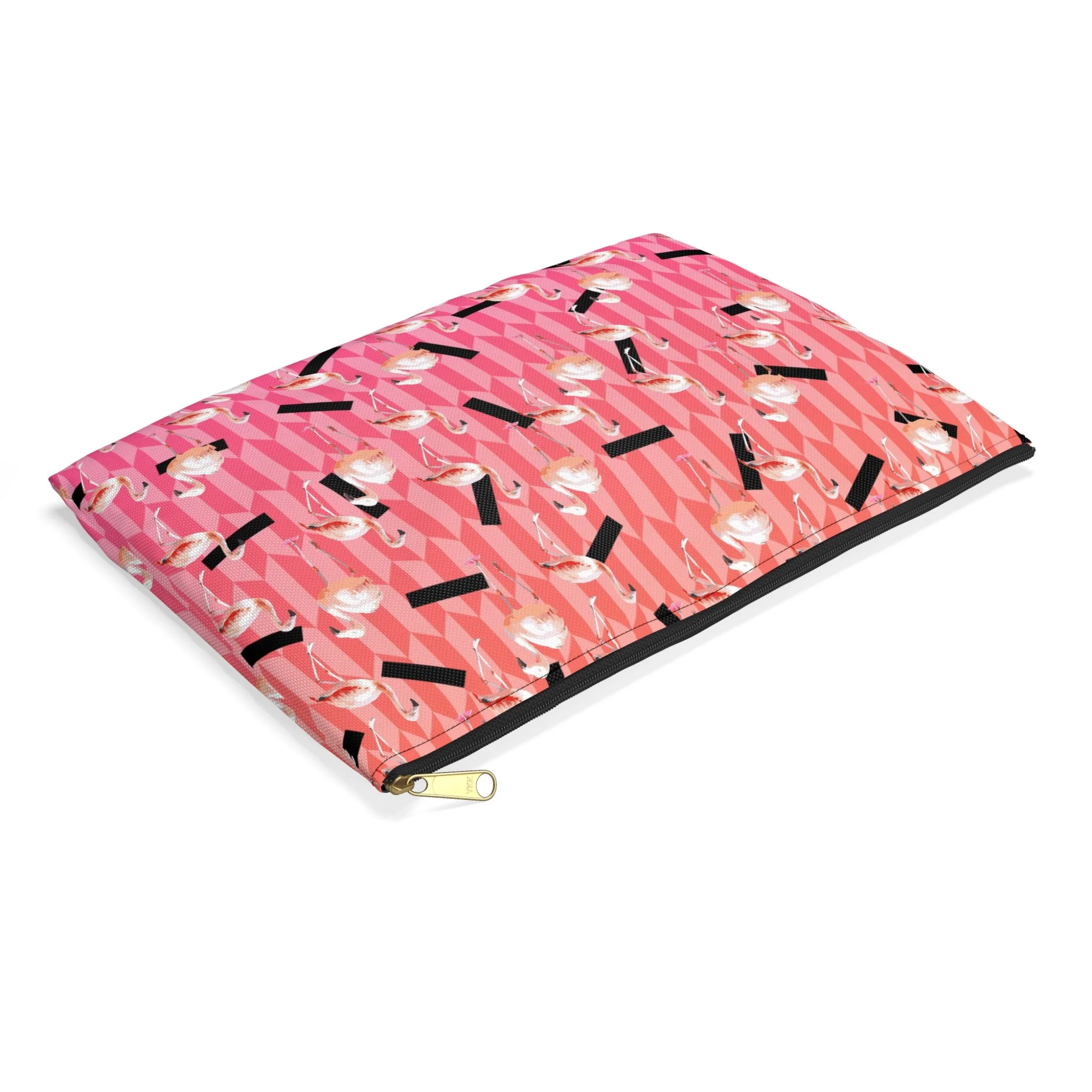 Candy Flamingos - Accessory Pouch (Large) Side.png