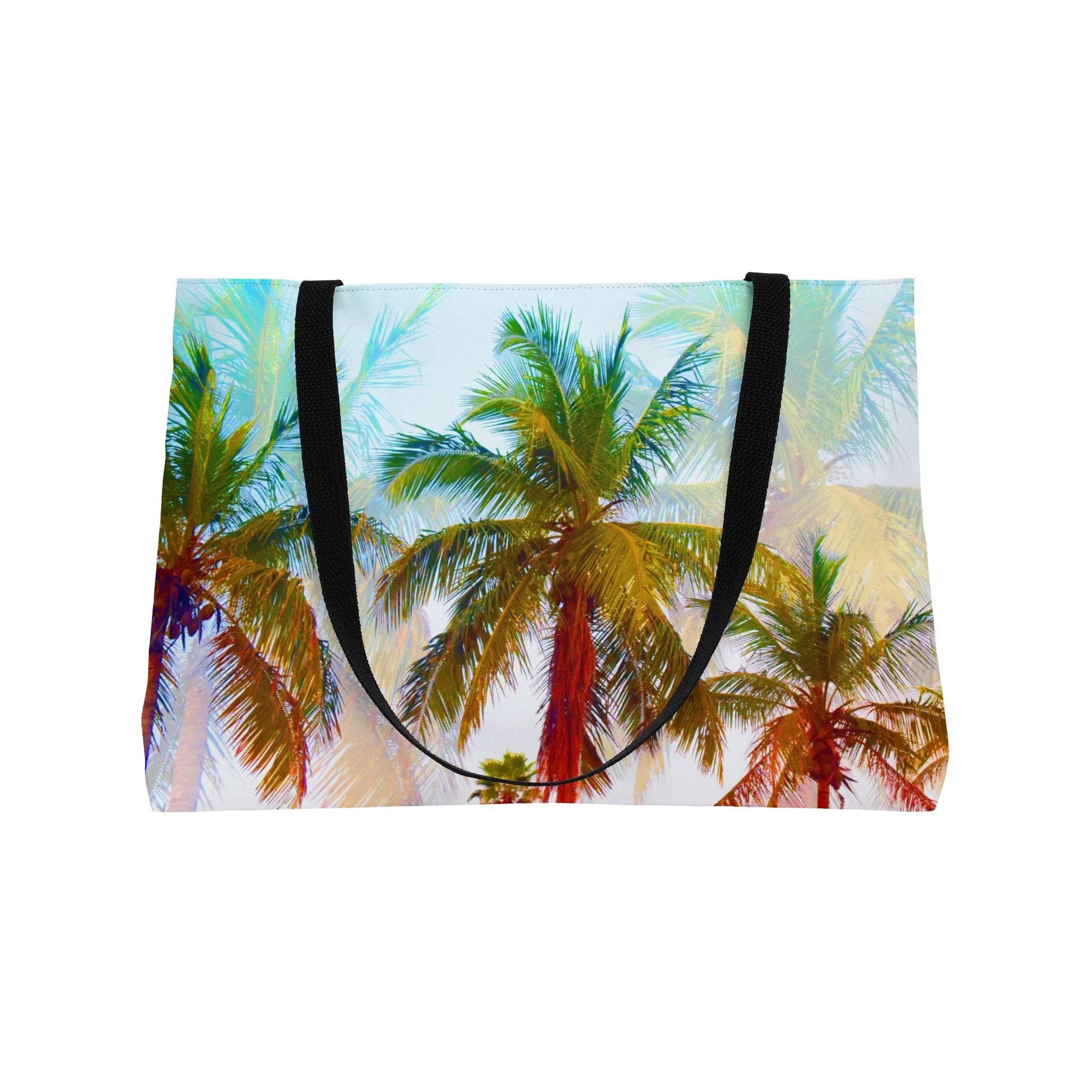 Golden Hour Palms - Weekender Bag Front Open.png