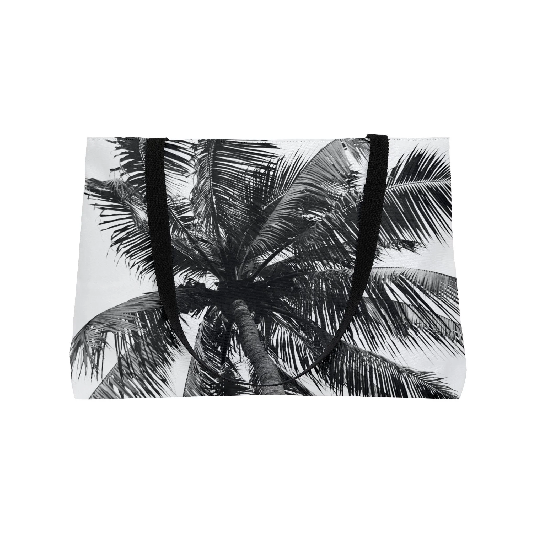 Caribbean Black Palm - Weekender Bag Front Open.png