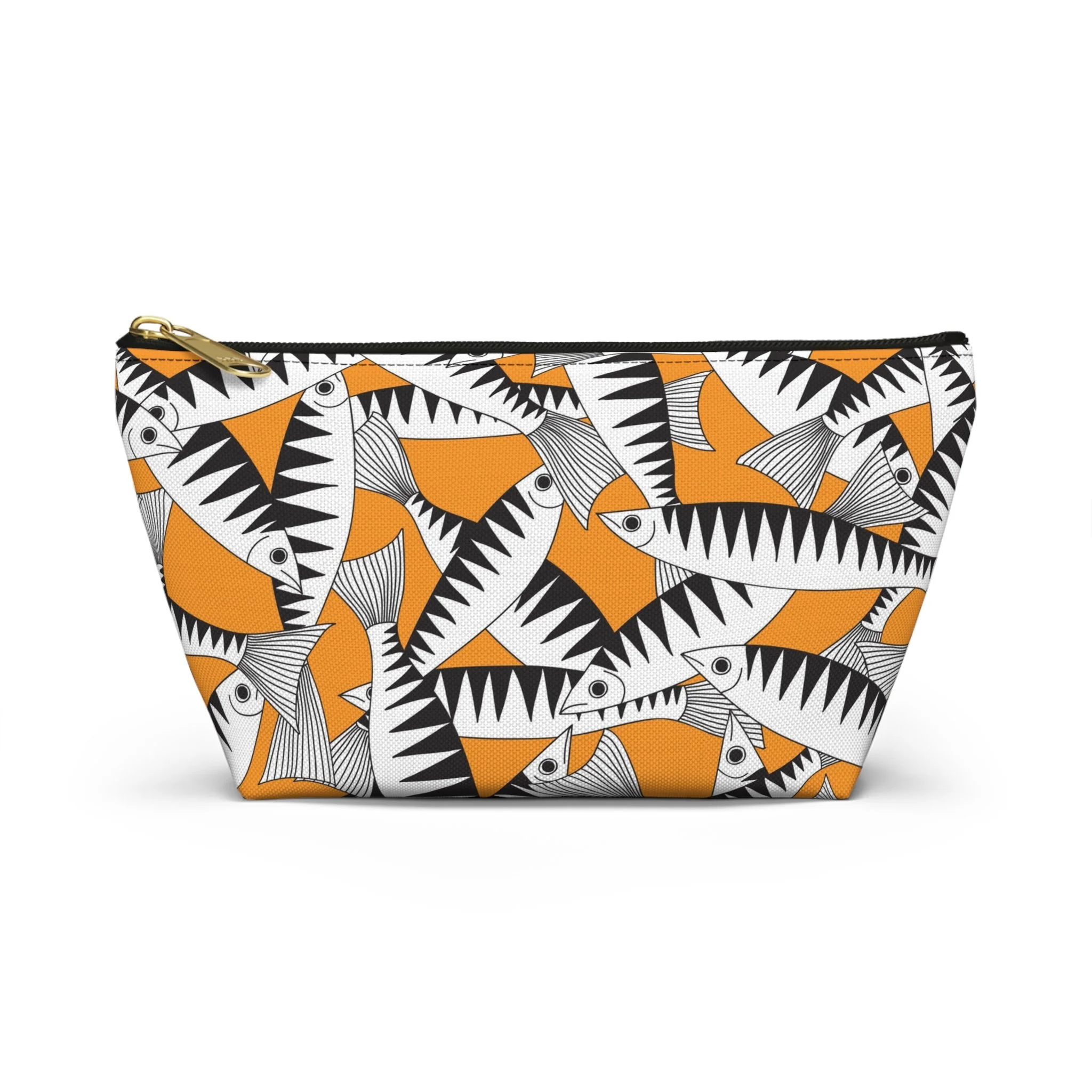 Mackerel by Elisabeth Maurland - T-Bottom Carry-All Pouch Small Front.png