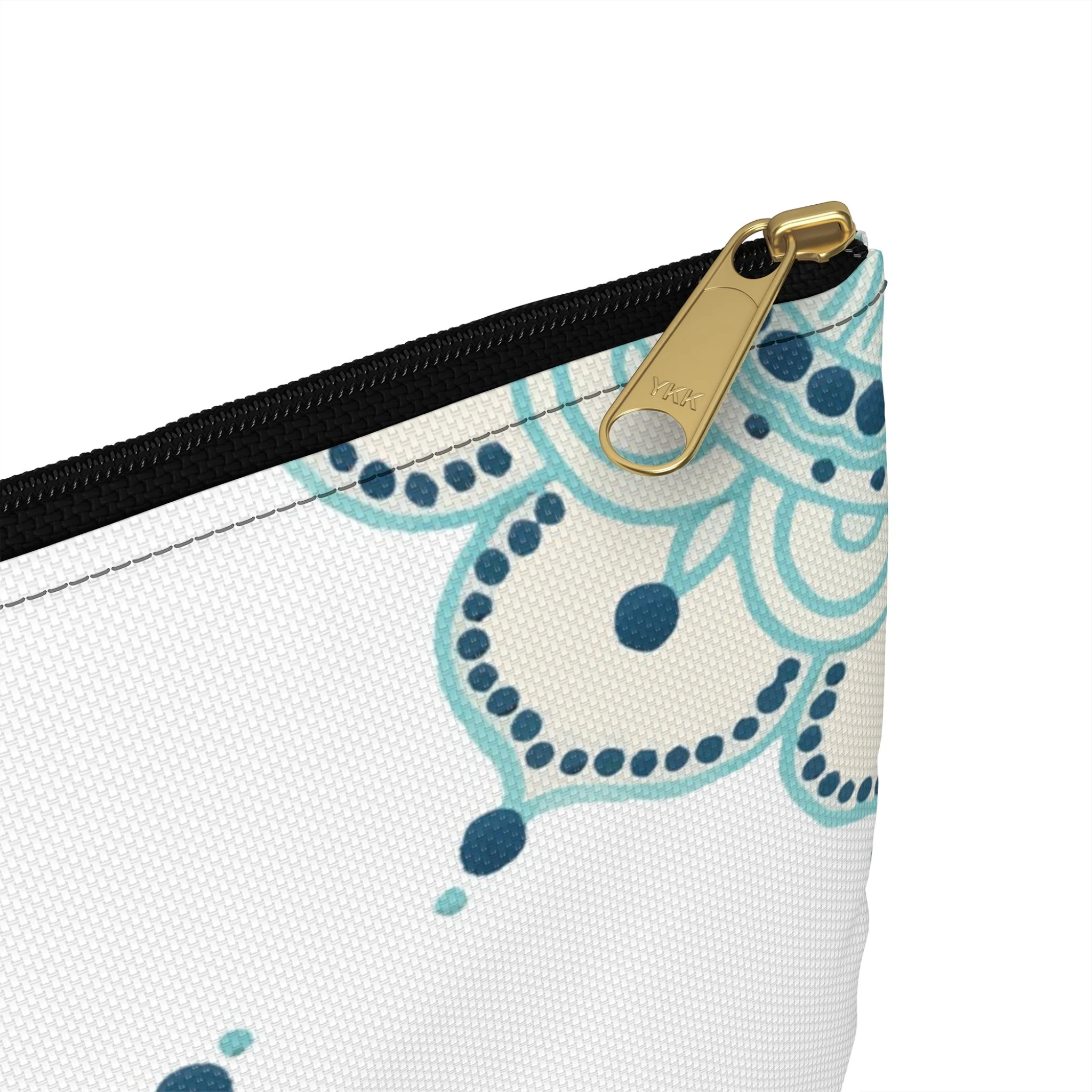 Blue Mandala by Erin Witters - Carry-All Pouch Large Close-Up.png
